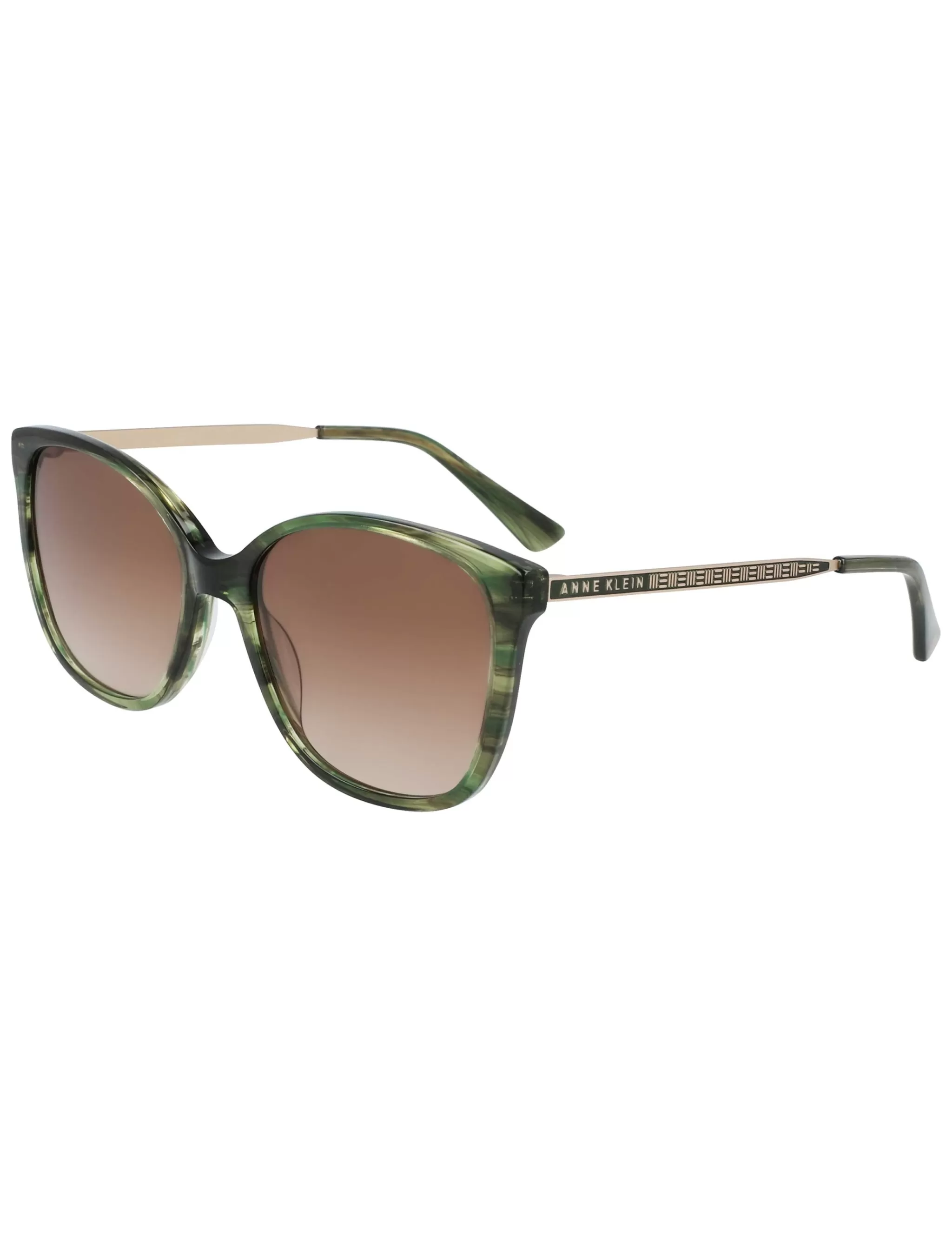 Best Sale Anne Klein Horn Classic Square Sunglasses