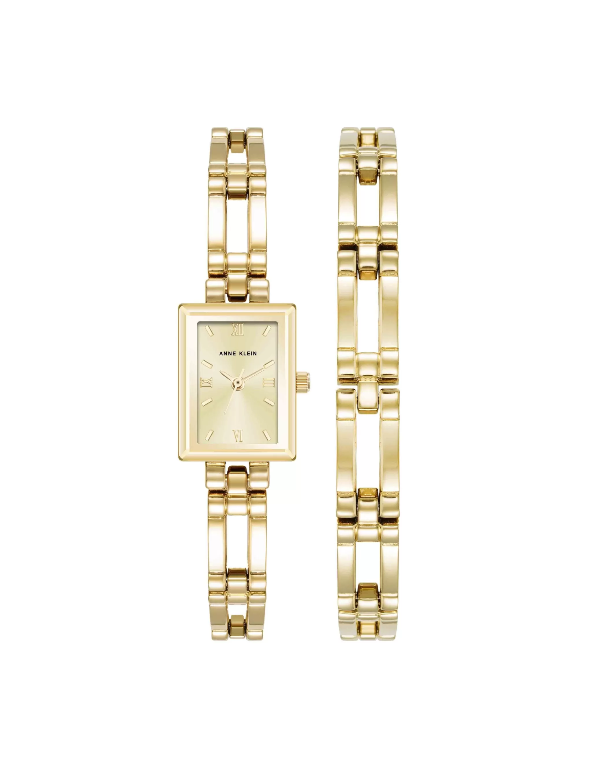 Flash Sale Anne Klein Iconic Rectangular Case Bangle Watch Set