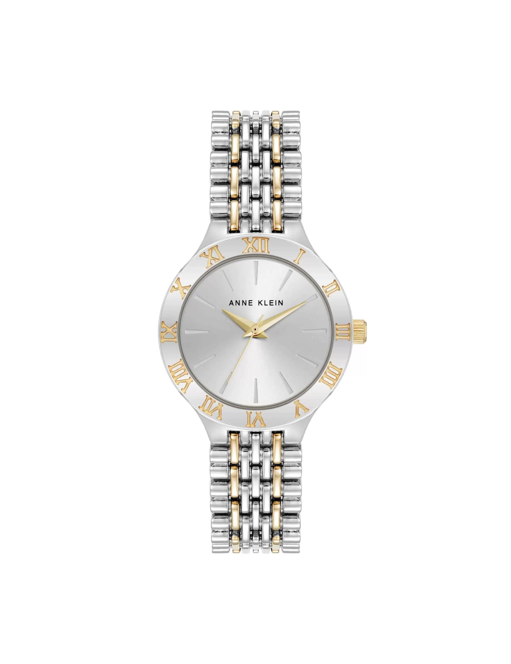Store Anne Klein Iconic Round Roman Numeral Bezel Watch