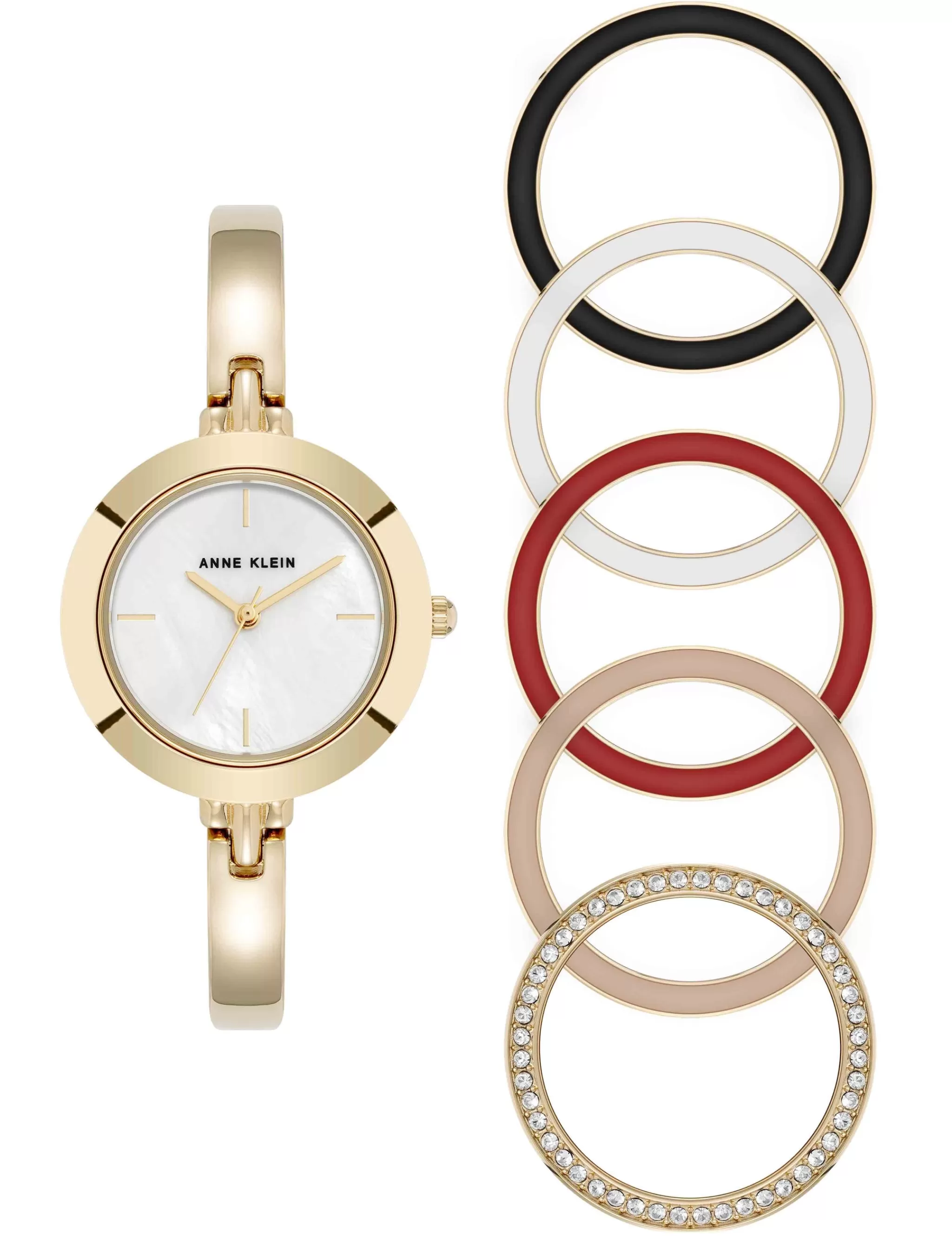 Cheap Anne Klein Interchangeable Bezel Watch Set