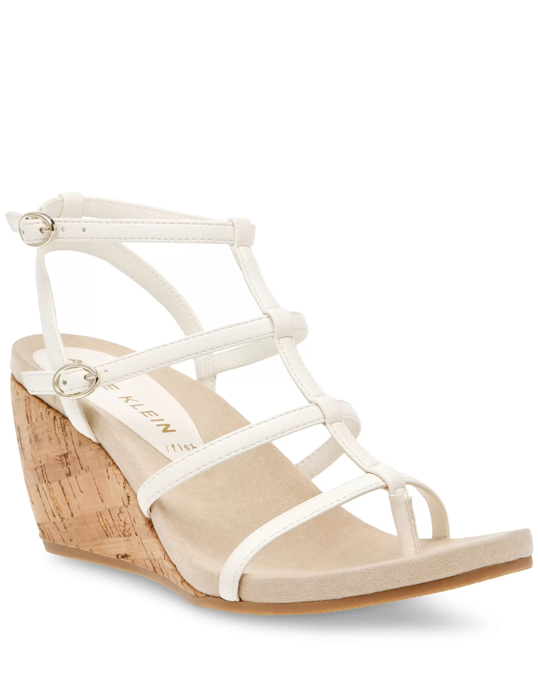 Fashion Anne Klein Isiah Wedge Sandal- Sale Ivory