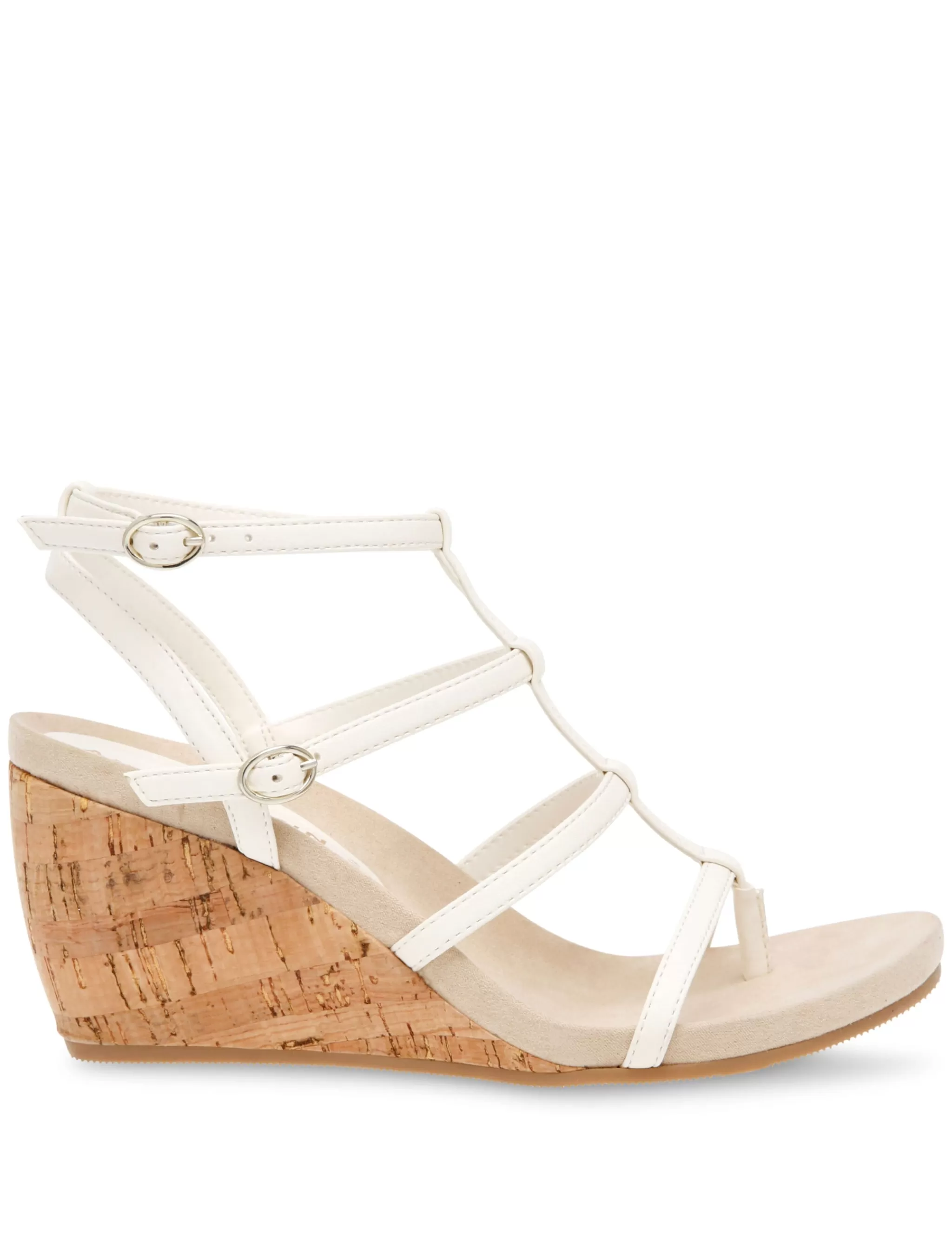 Fashion Anne Klein Isiah Wedge Sandal- Sale Ivory