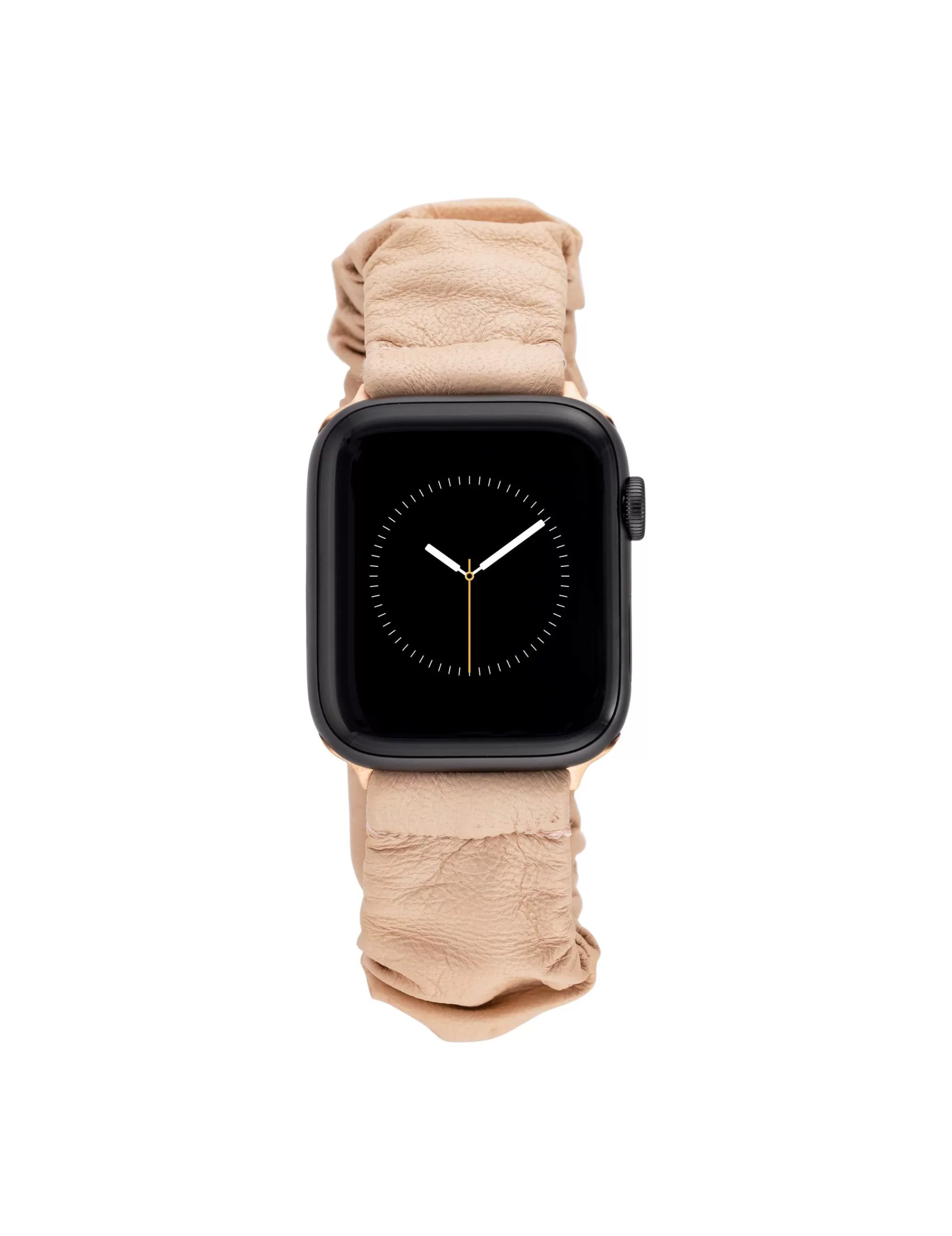 Cheap Anne Klein Leather Scrunchie Elastic Band For Apple Watch®- Sale Blush/Rose Gold-Tone