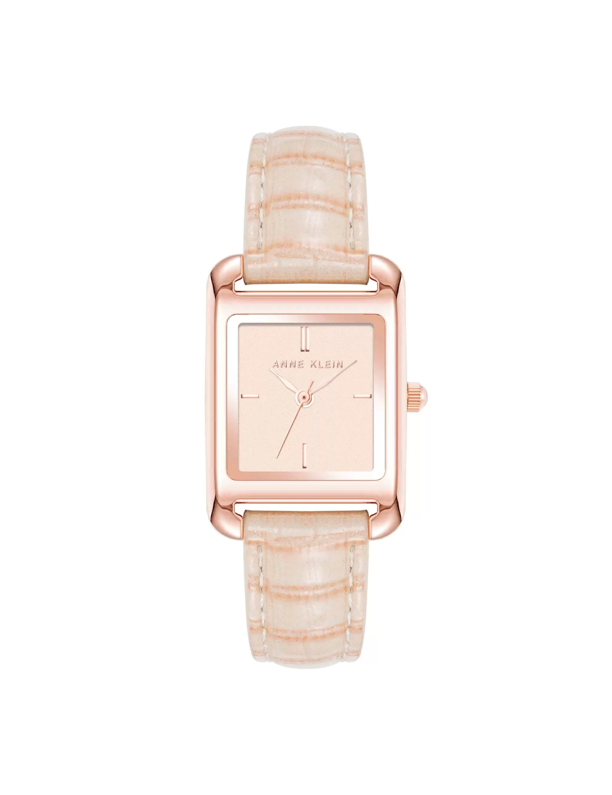 Hot Anne Klein Legacy Calfskin Leather Strap Watch