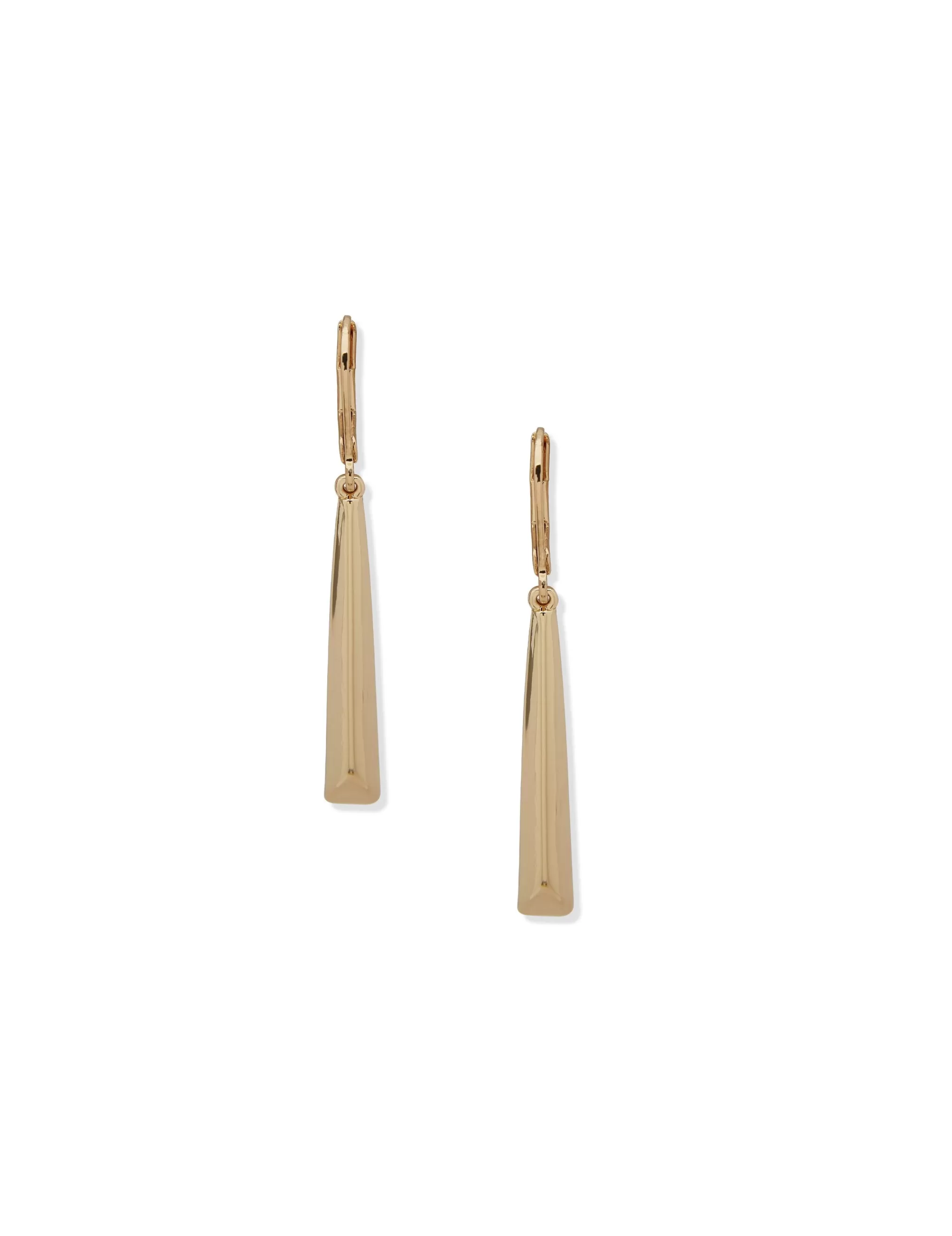 Store Anne Klein Long Bevel Drop Earrings