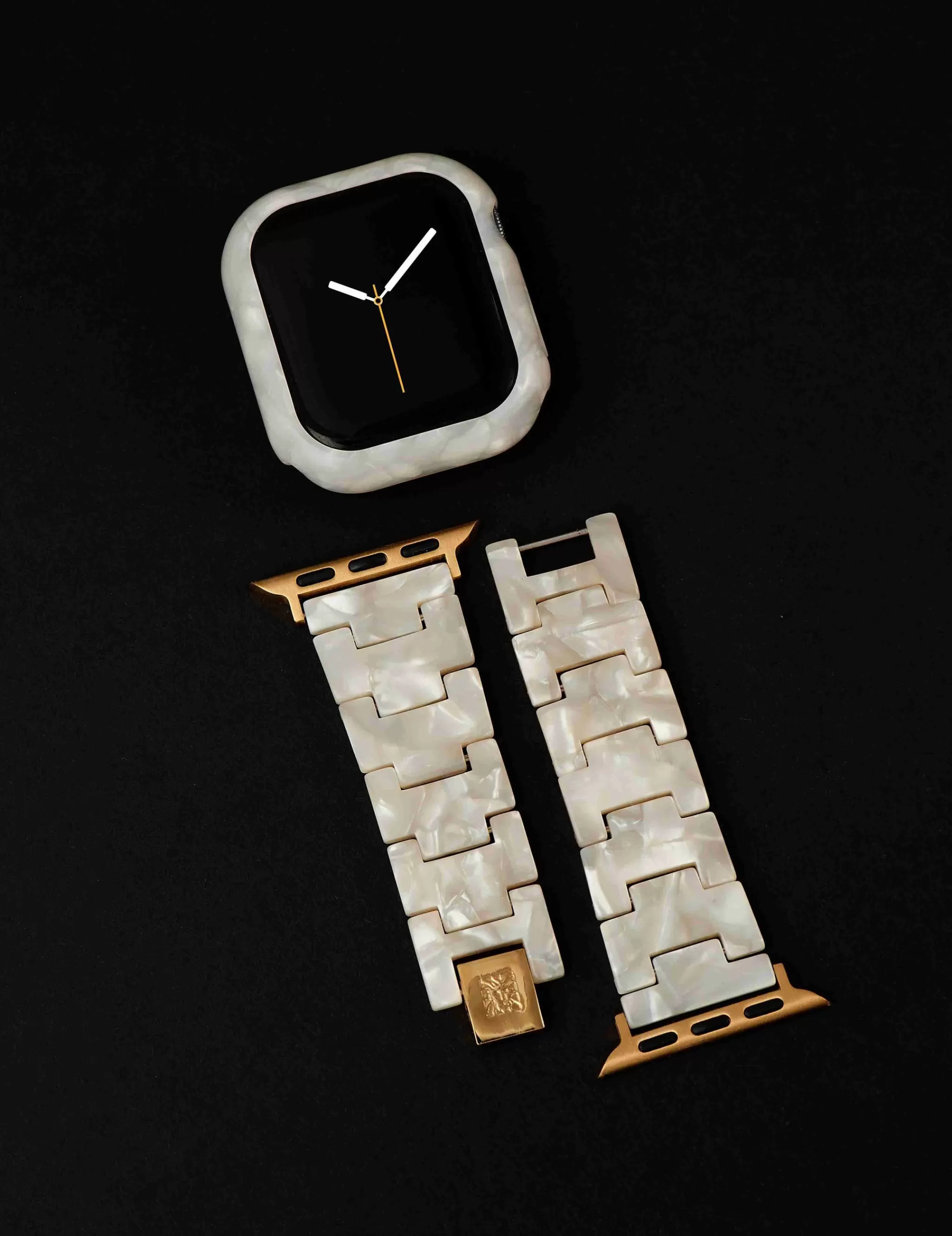 New Anne Klein Marbleized Acetate Protective Case For Apple Watch®