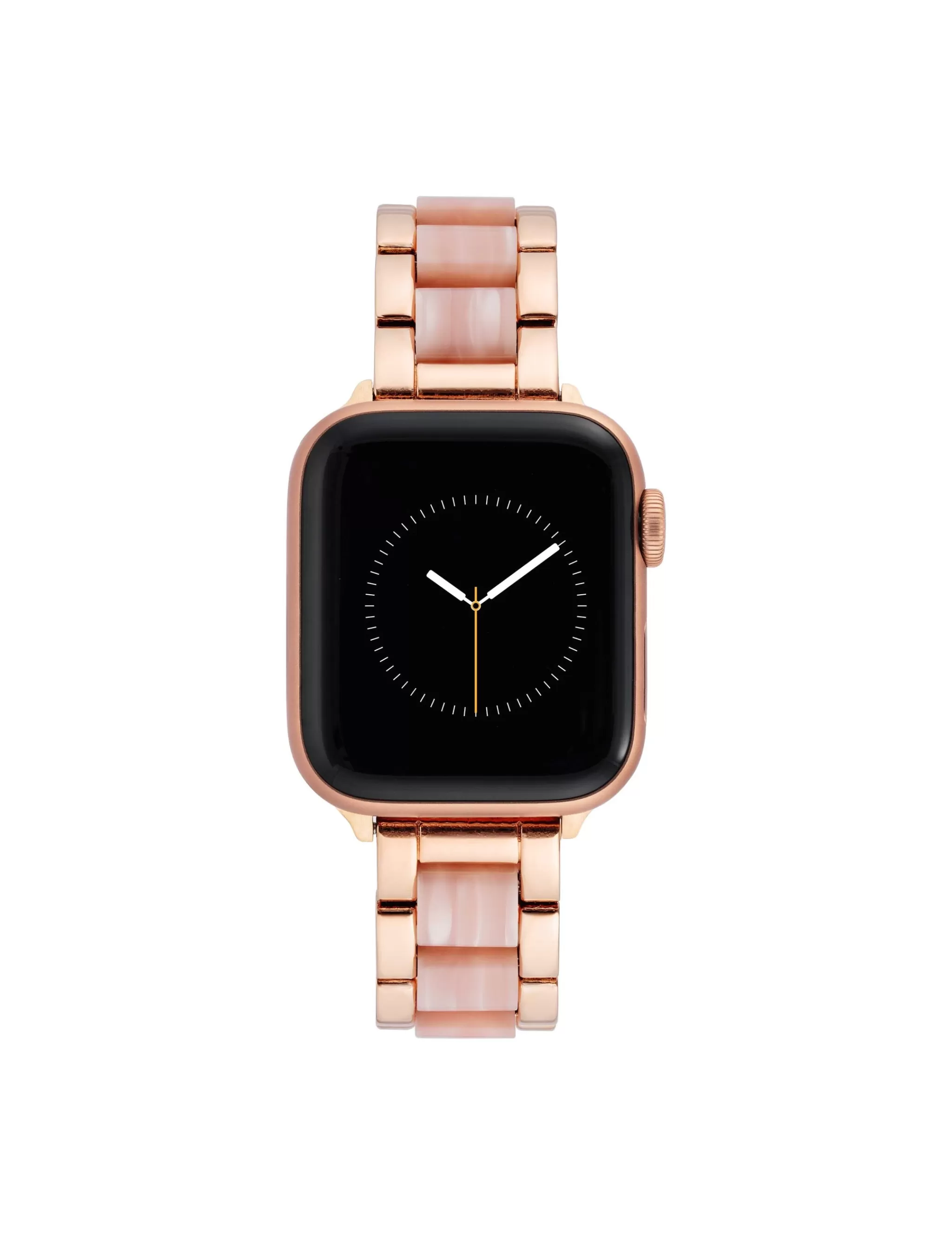 Hot Anne Klein Marbleized Resin Bracelet Band For Apple Watch® Pink/Rose Gold-Tone