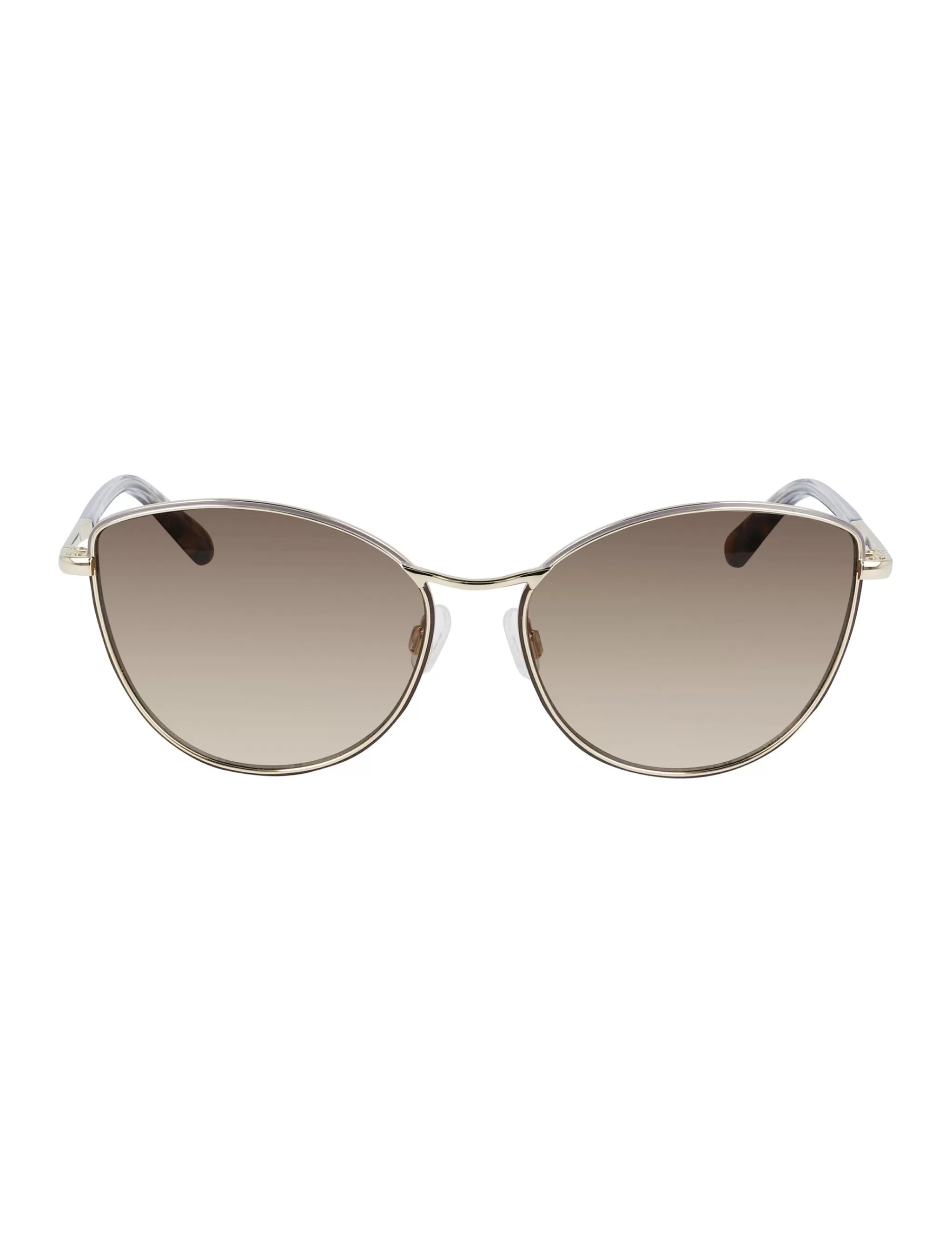 Sale Anne Klein Metal Cat-eye Sunglasses