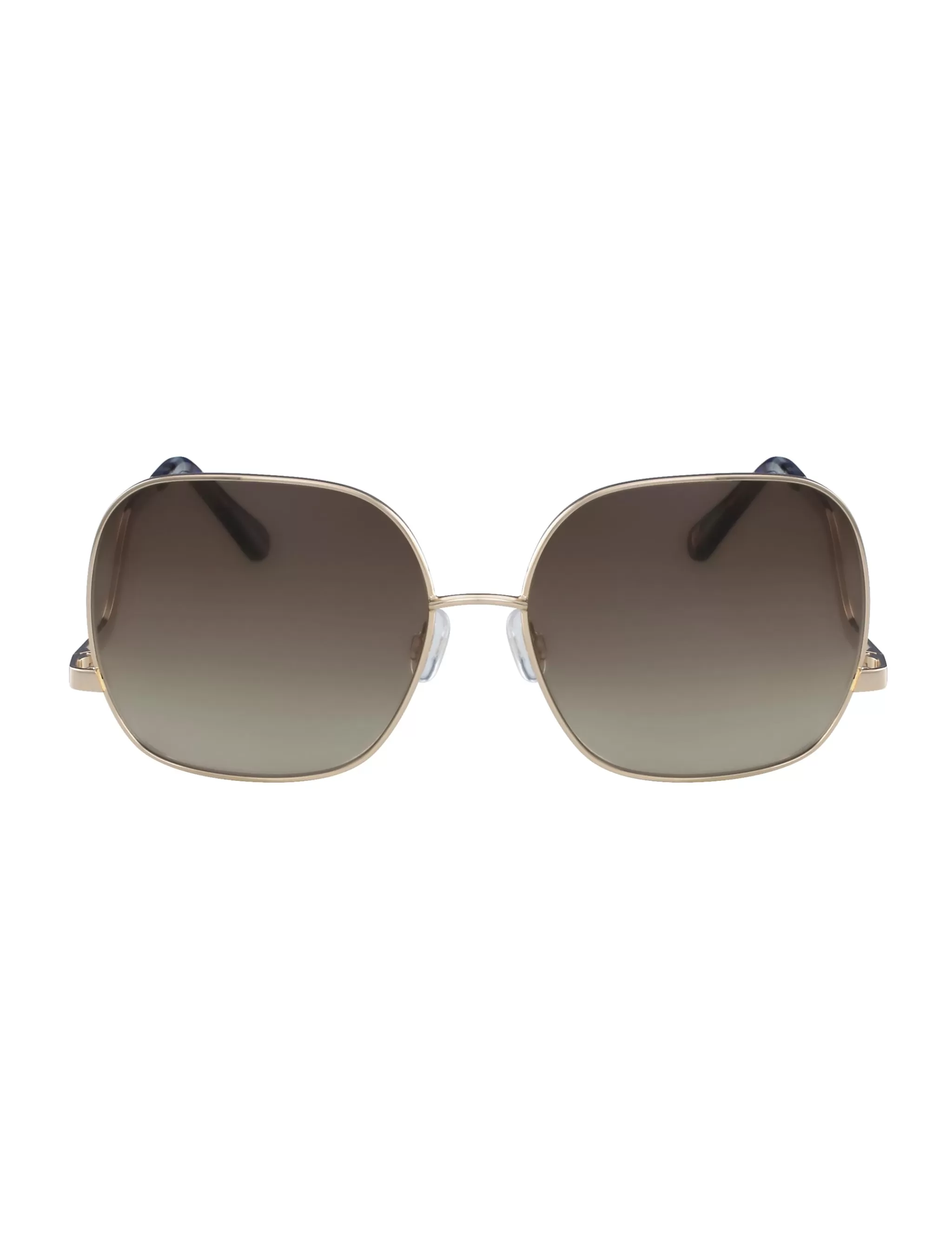 Shop Anne Klein Metal Square Frame Sunglasses