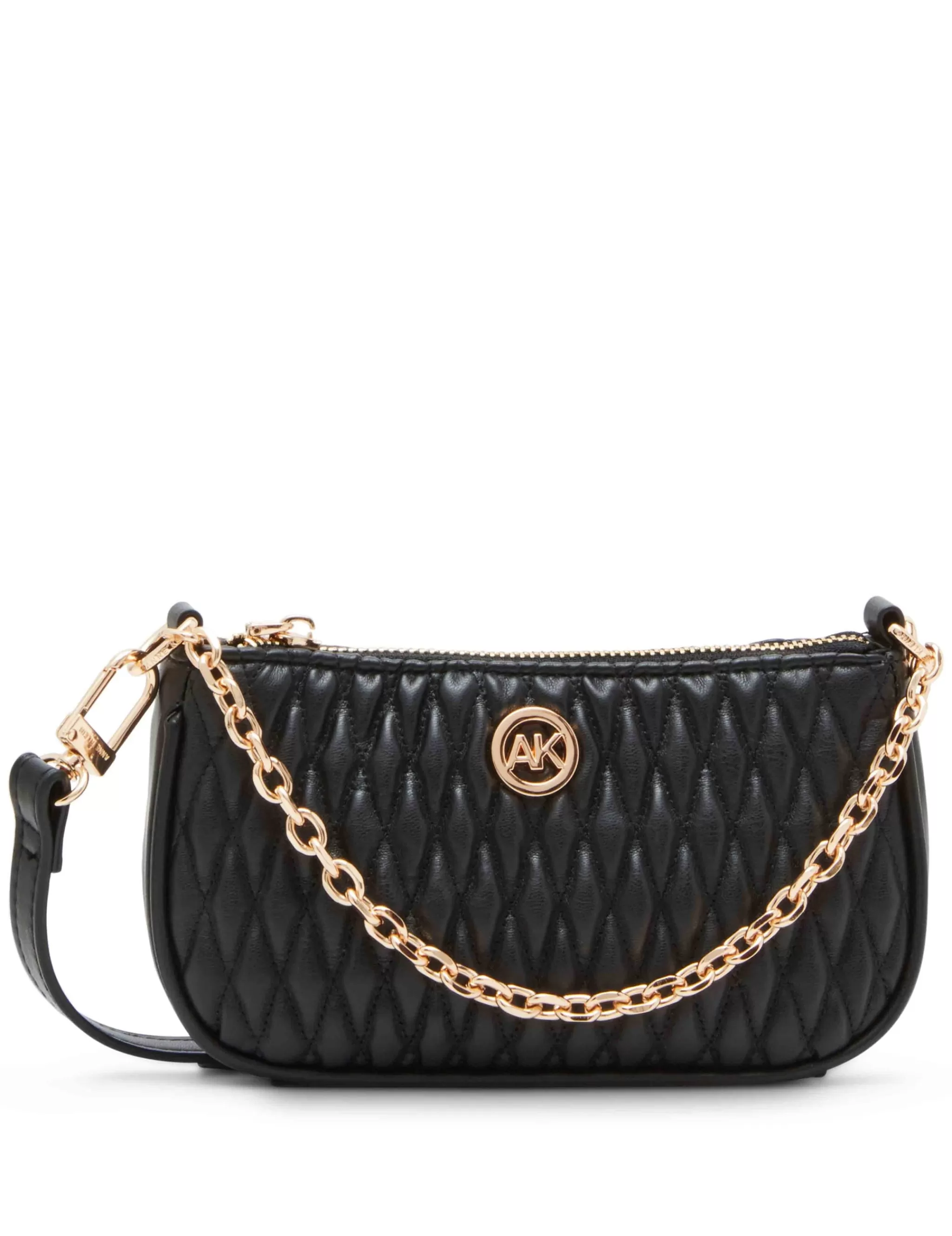 Outlet Anne Klein Mini Ruched Crossbody With Chain Swag