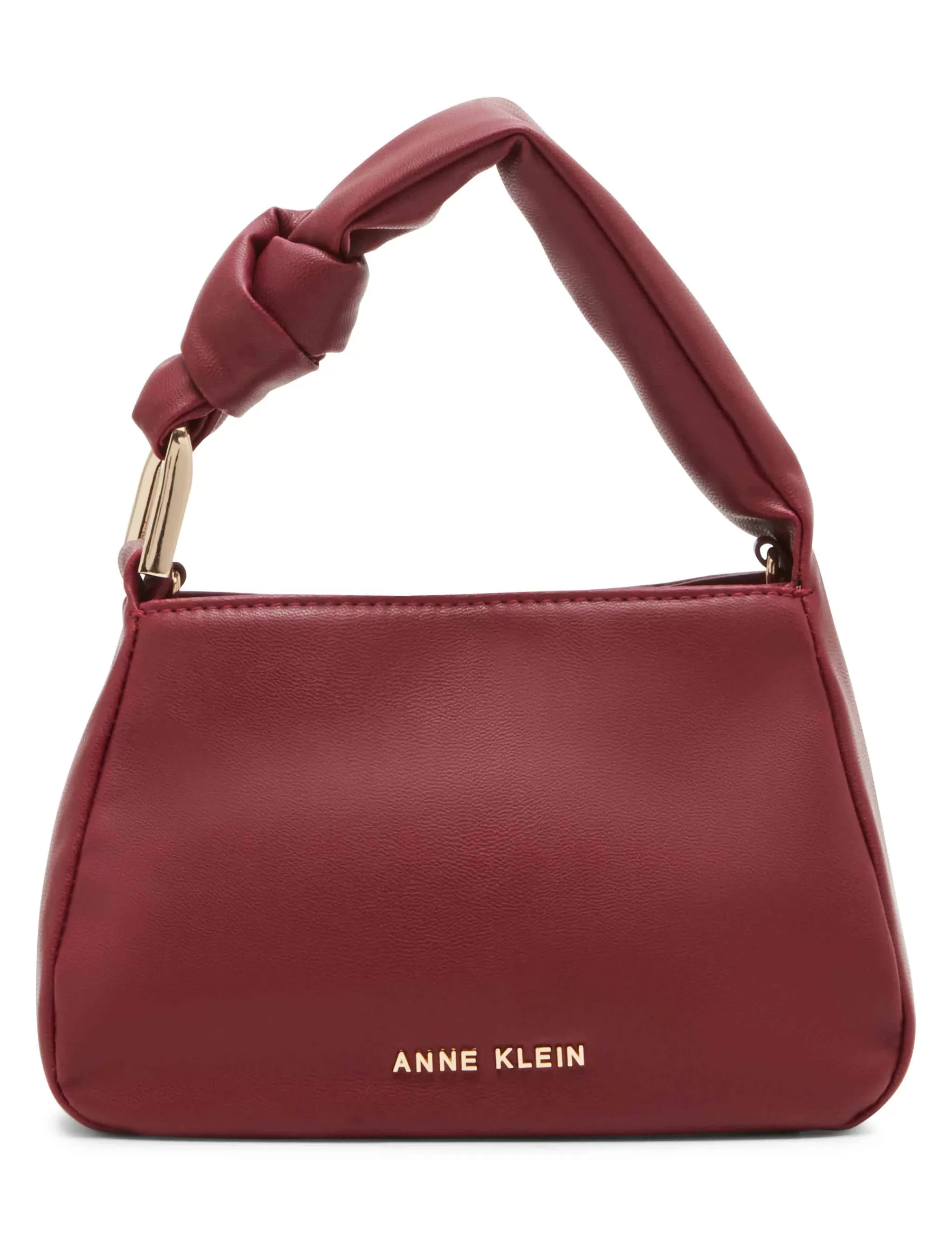 Outlet Anne Klein Mini Soft Knot Crossbody Bordeaux