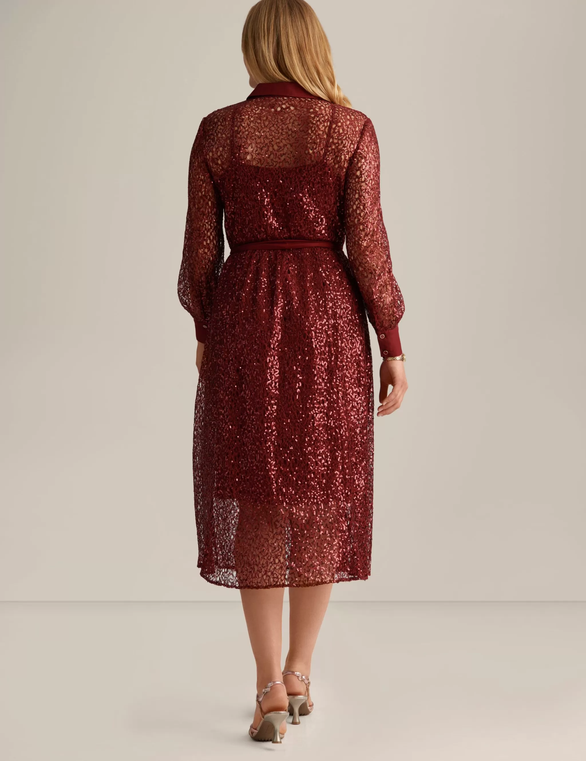 Online Anne Klein Mixed Media A-Line Shirt Dress