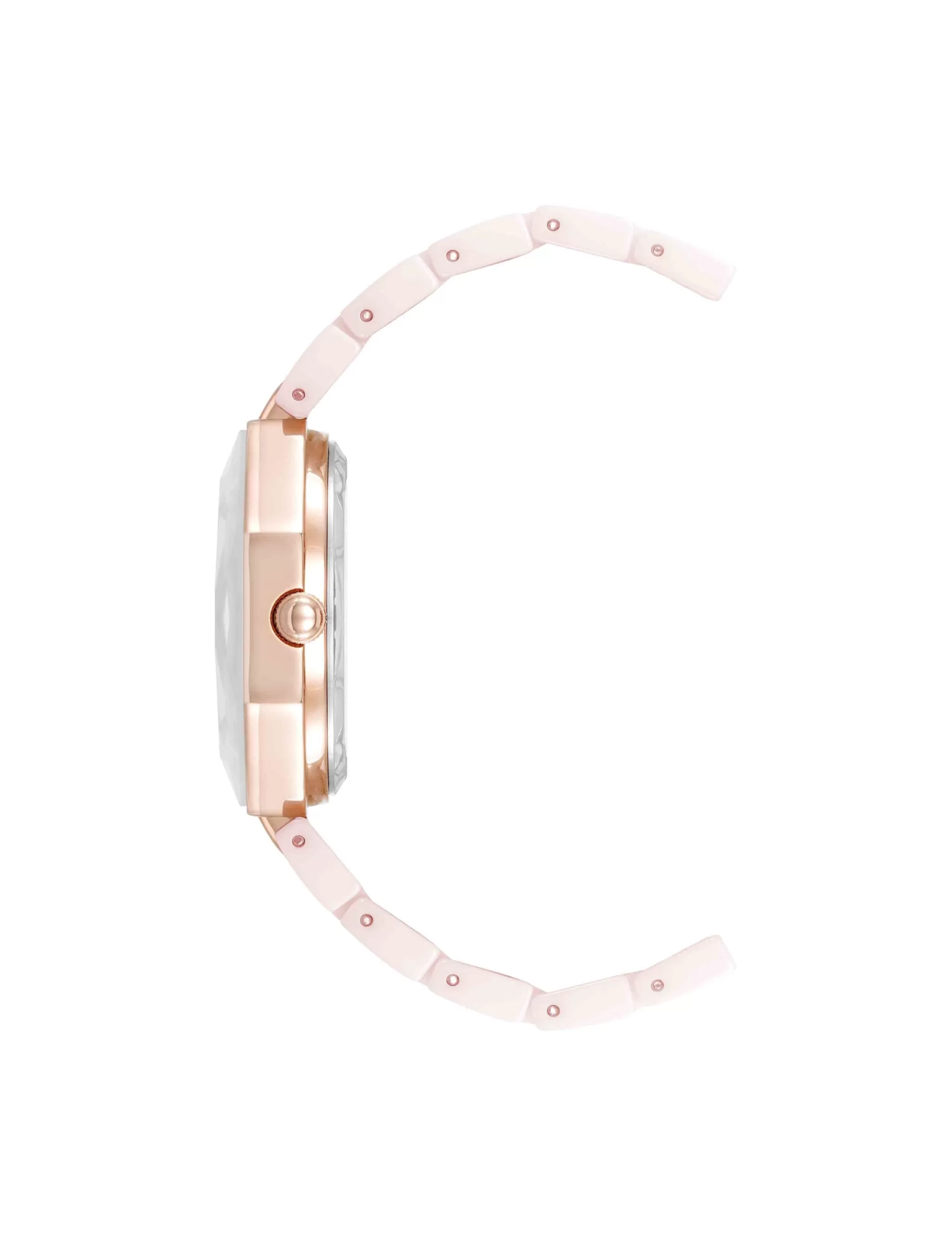 Flash Sale Anne Klein Octagonal Ceramic Diamond Dial Bracelet Watch