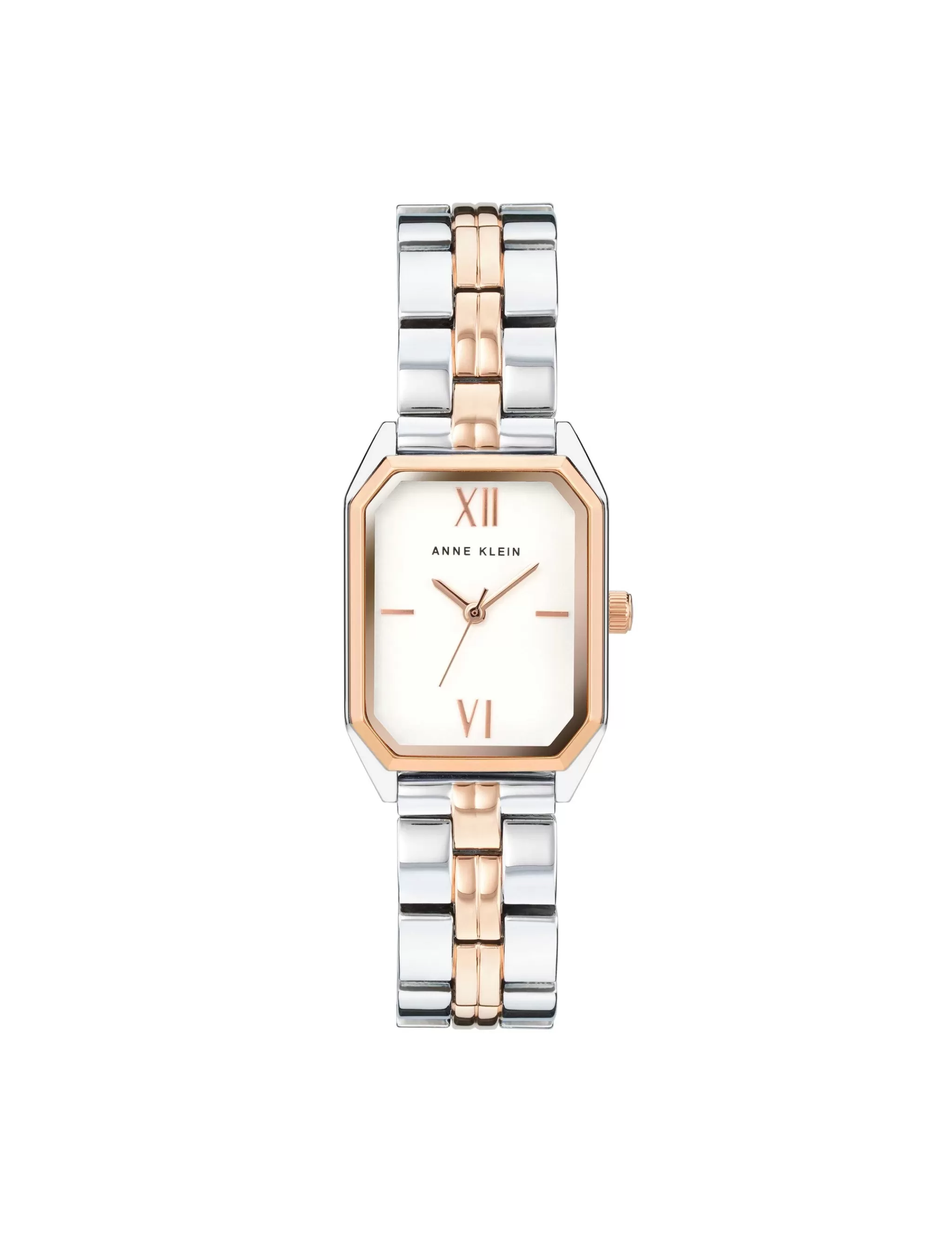 Shop Anne Klein Octagonal Shaped Metal Bracelet Watch