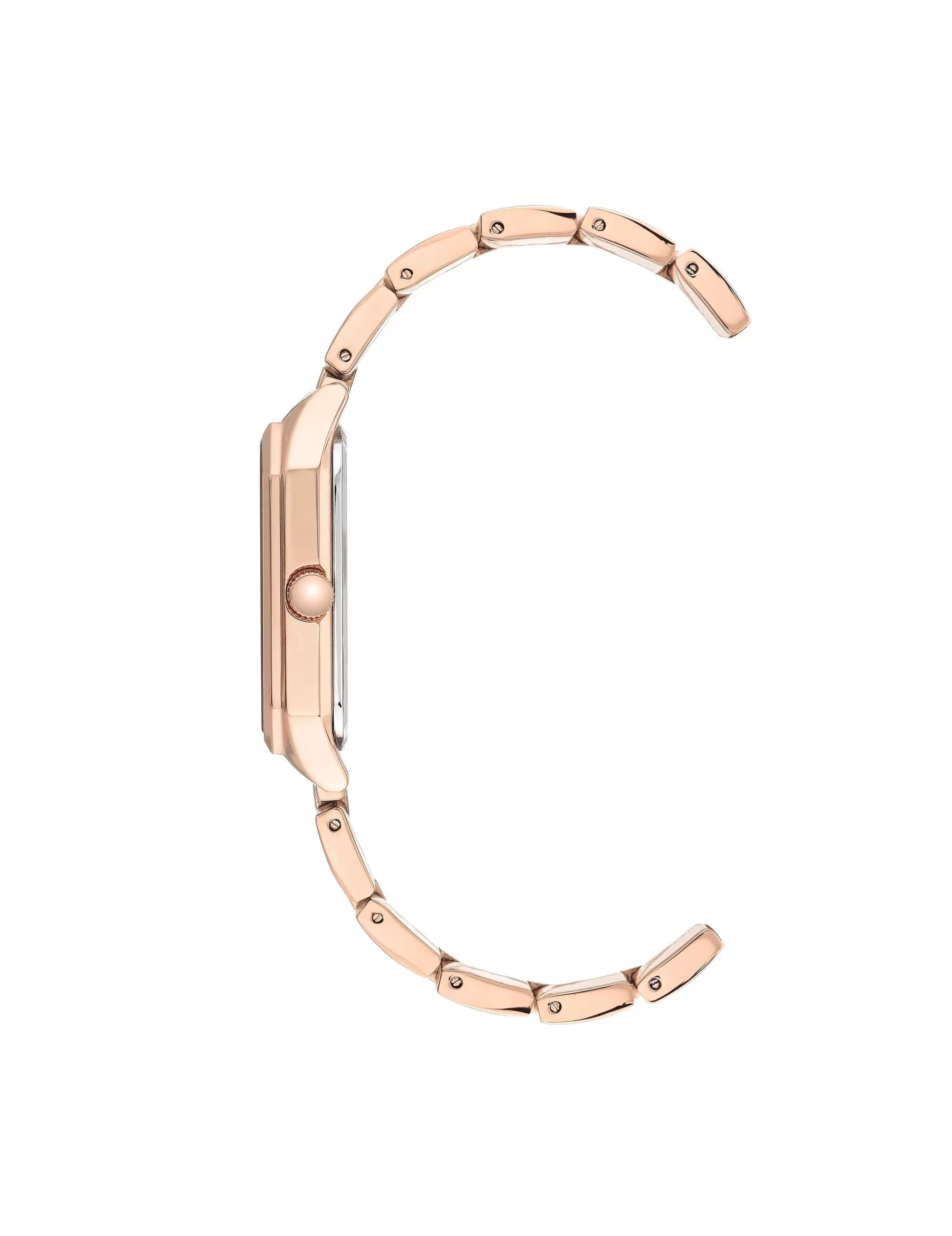 Shop Anne Klein Octagonal Shaped Metal Bracelet Watch