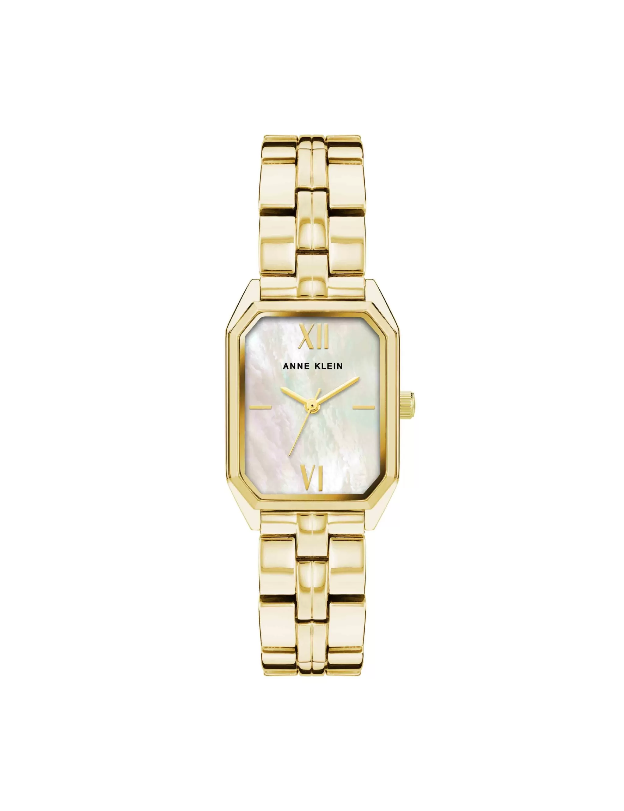 Shop Anne Klein Octagonal Shaped Metal Bracelet Watch