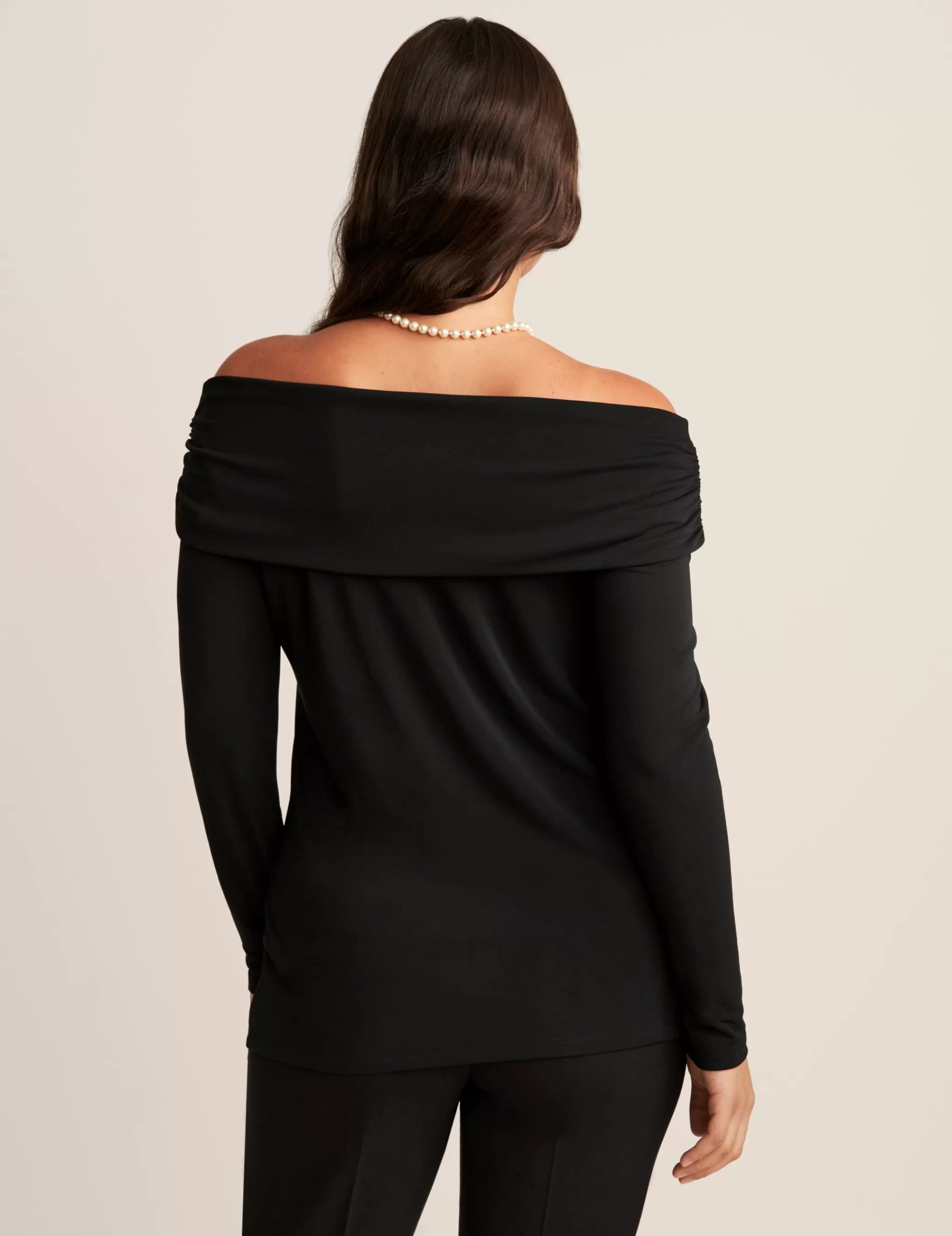 Outlet Anne Klein Off The Shoulder Top Anne Black