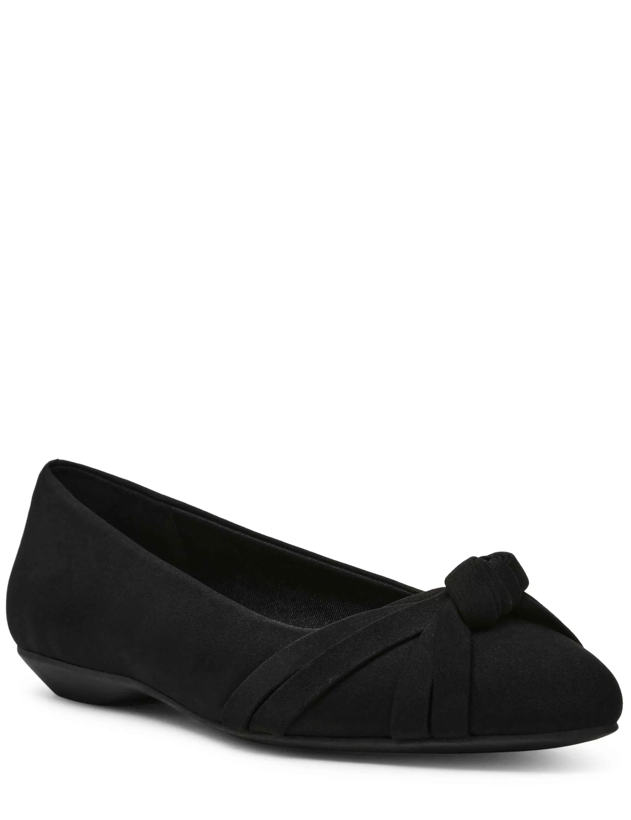 Hot Anne Klein Omkara Comfort Flat Black Stretch
