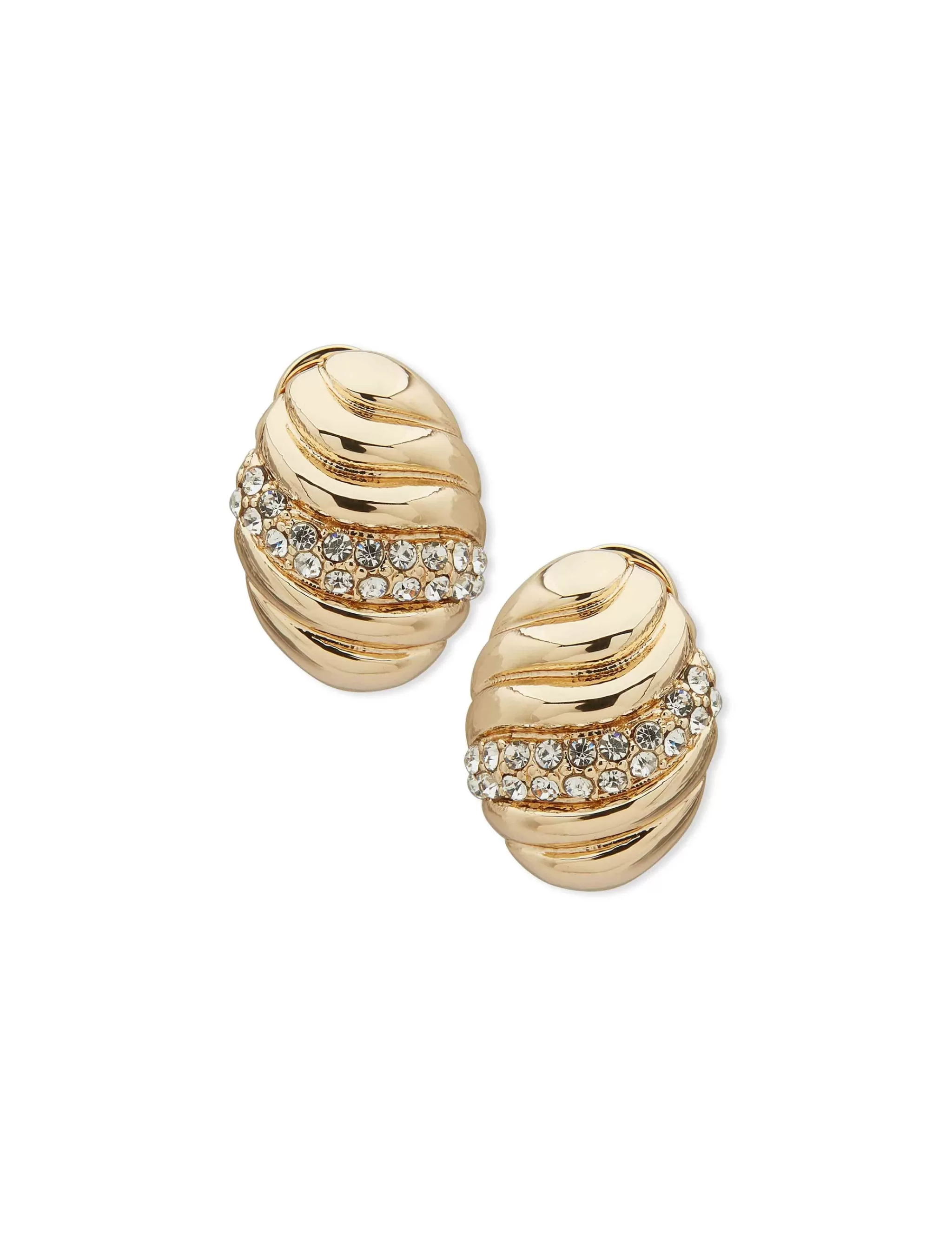 Clearance Anne Klein Oval Button Earring