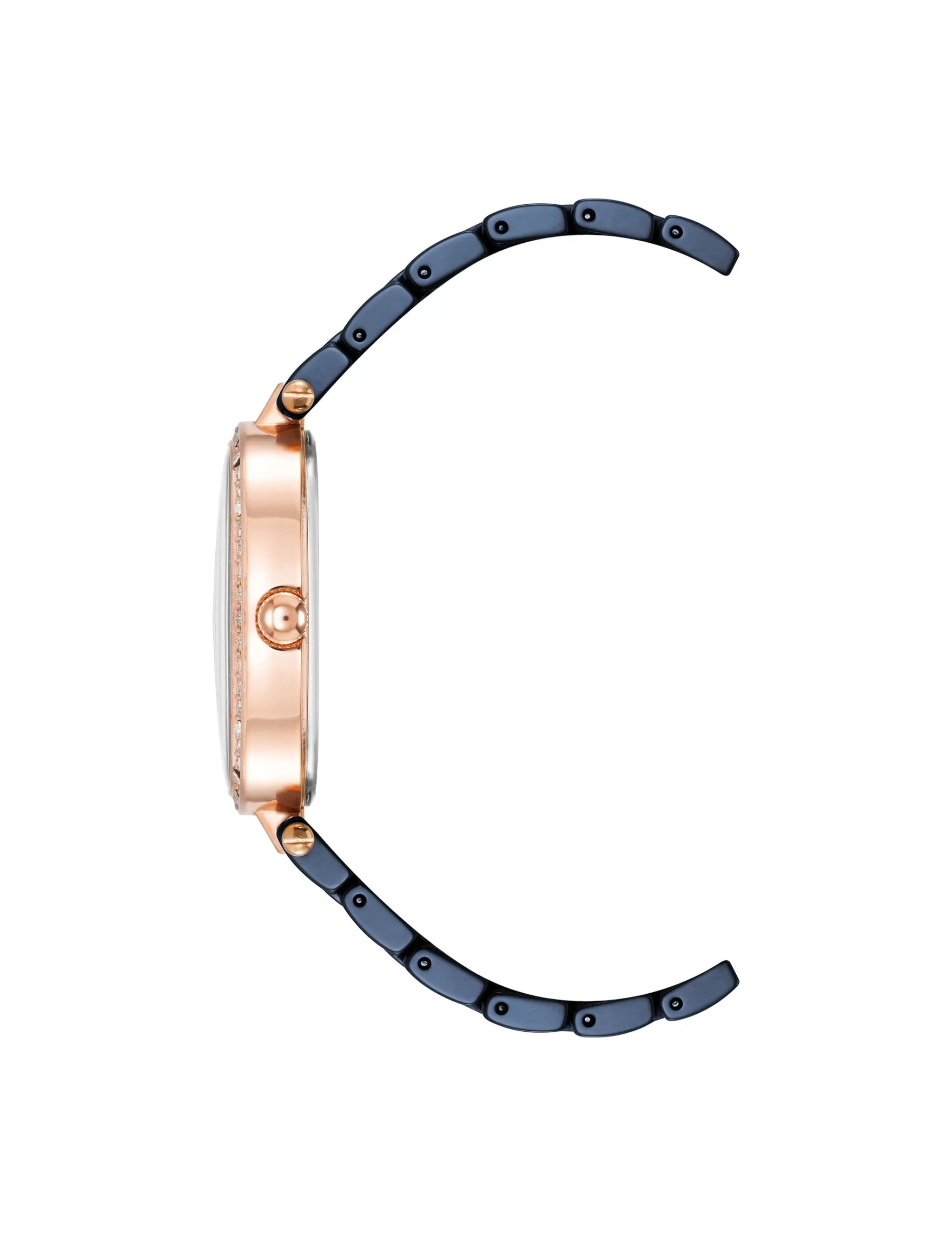 New Anne Klein Oval Crystal Accented Ceramic Bracelet Watch- Sale