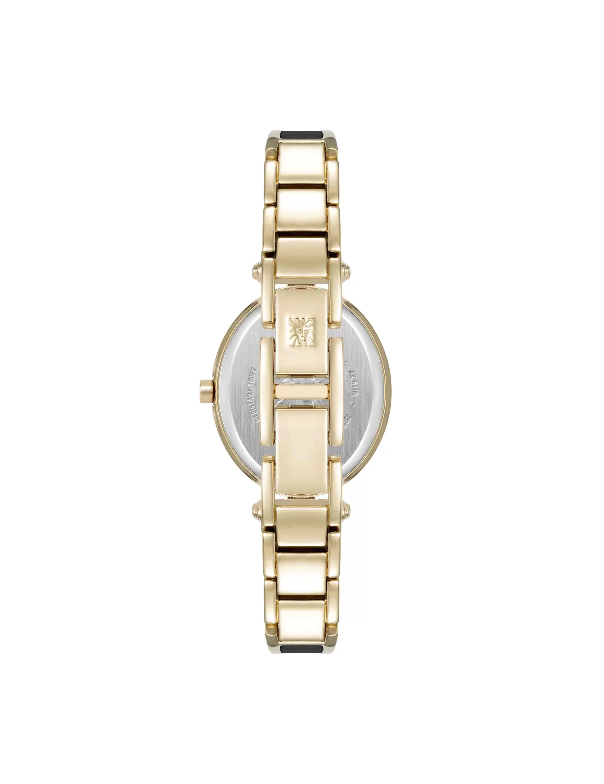Outlet Anne Klein Oval Diamond Accented Bangle Watch