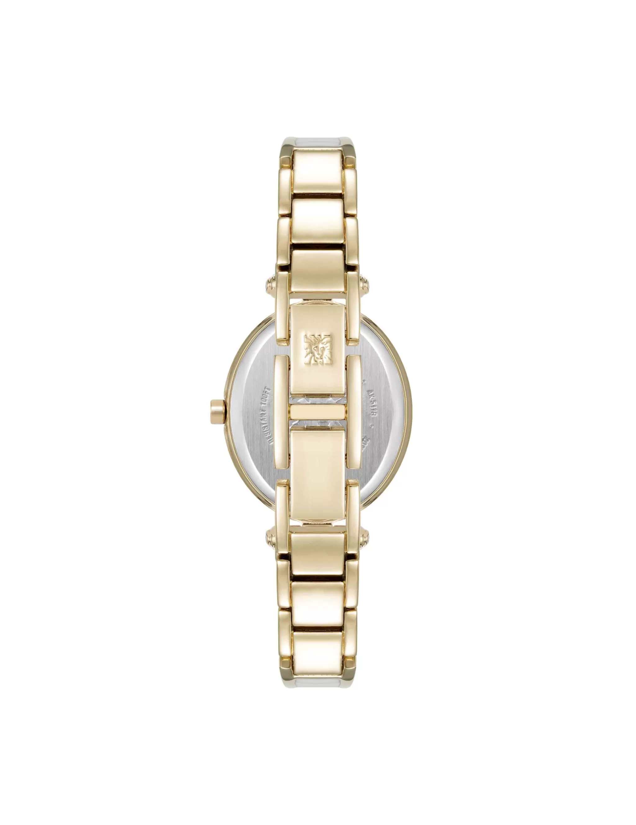Best Sale Anne Klein Oval Diamond Accented Bangle Watch