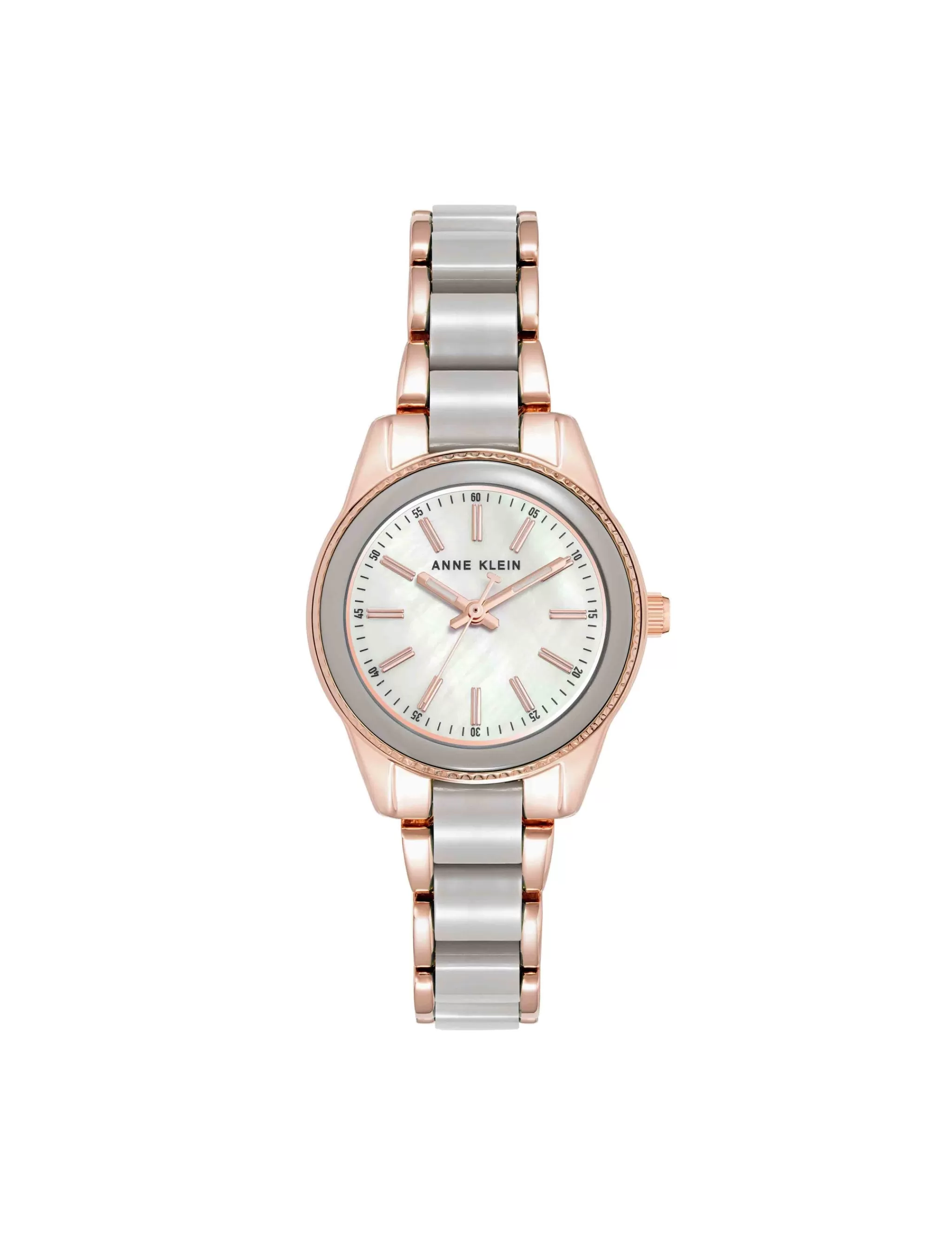 Fashion Anne Klein Pearlescent Acetate Link Bracelet Watch