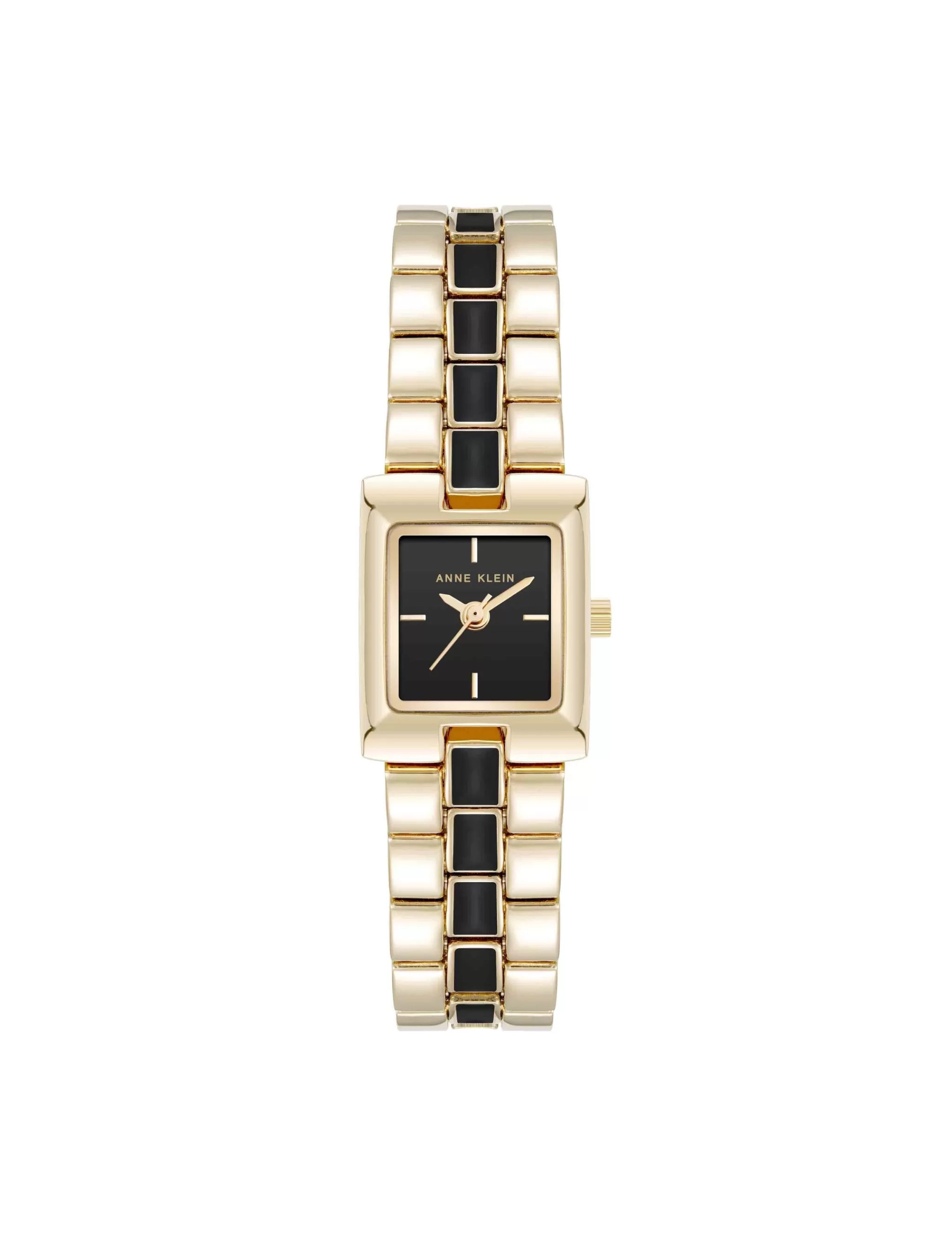 Shop Anne Klein Petite Enamel Center Link Bracelet Watch