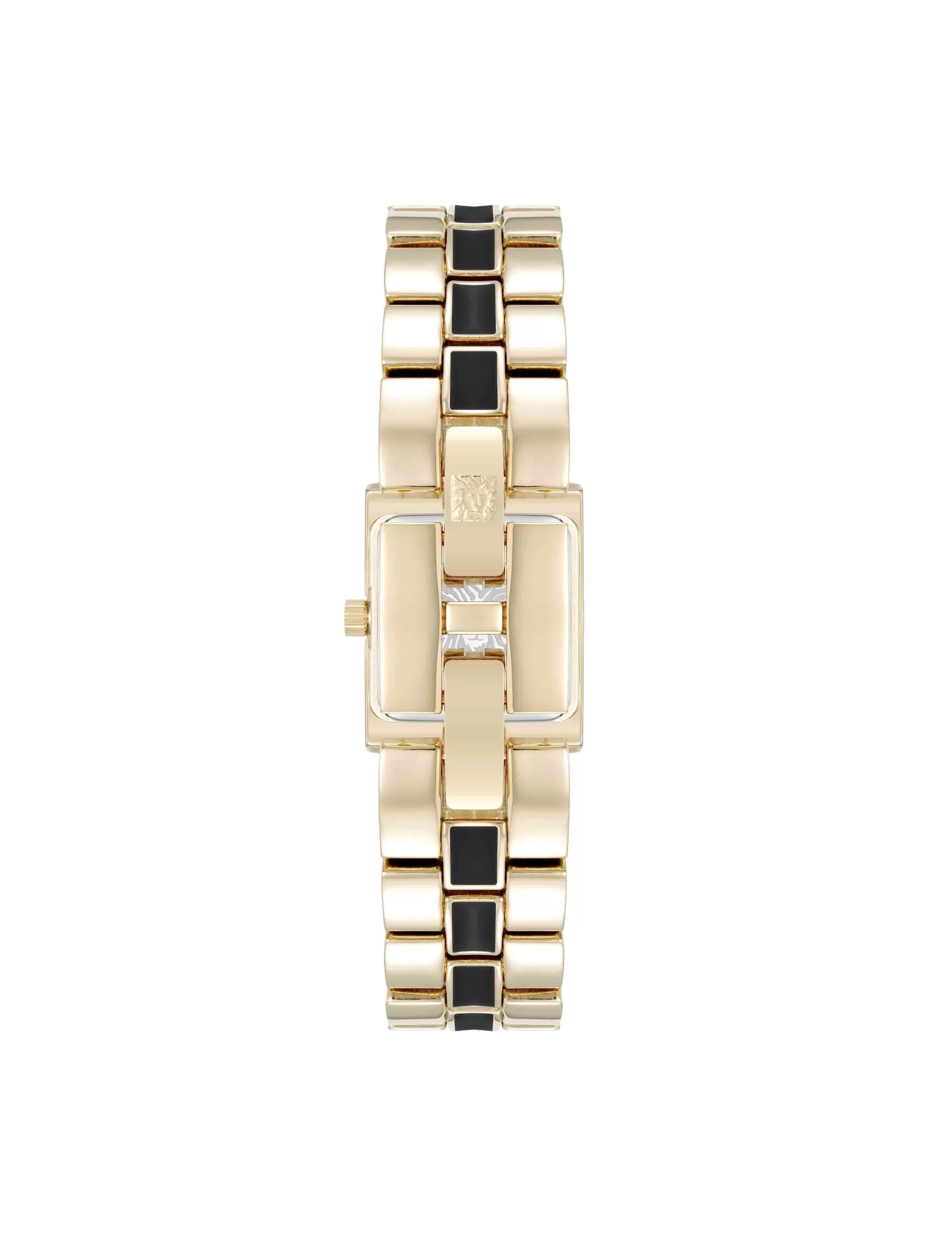 Shop Anne Klein Petite Enamel Center Link Bracelet Watch