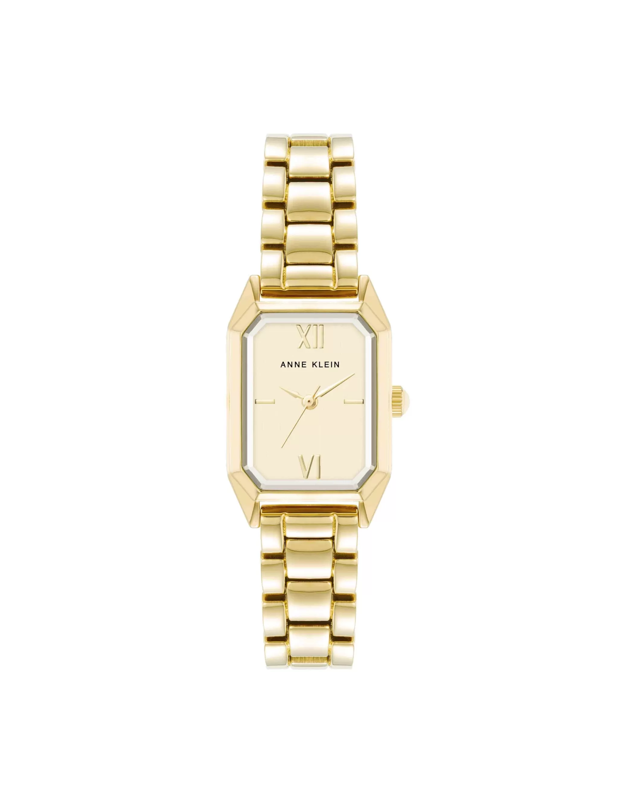Outlet Anne Klein Petite Octagonal Shaped Metal Bracelet Watch