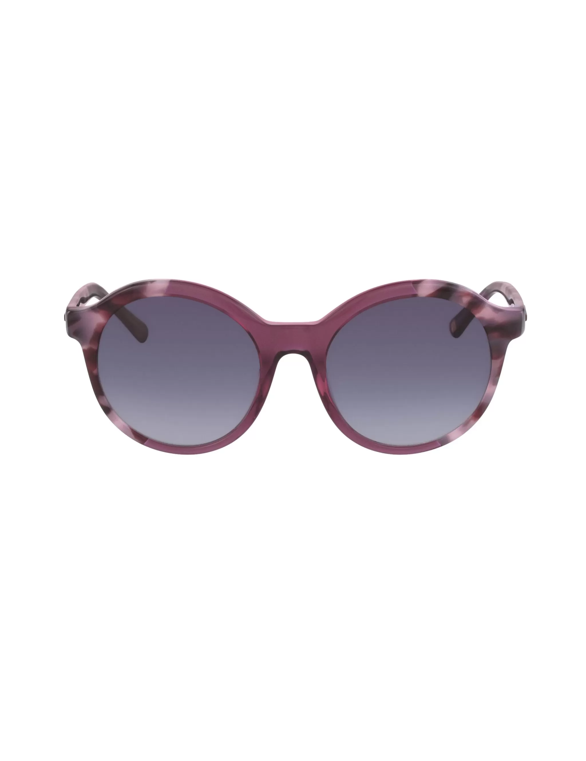 Cheap Anne Klein Plum Round Frame Sunglasses
