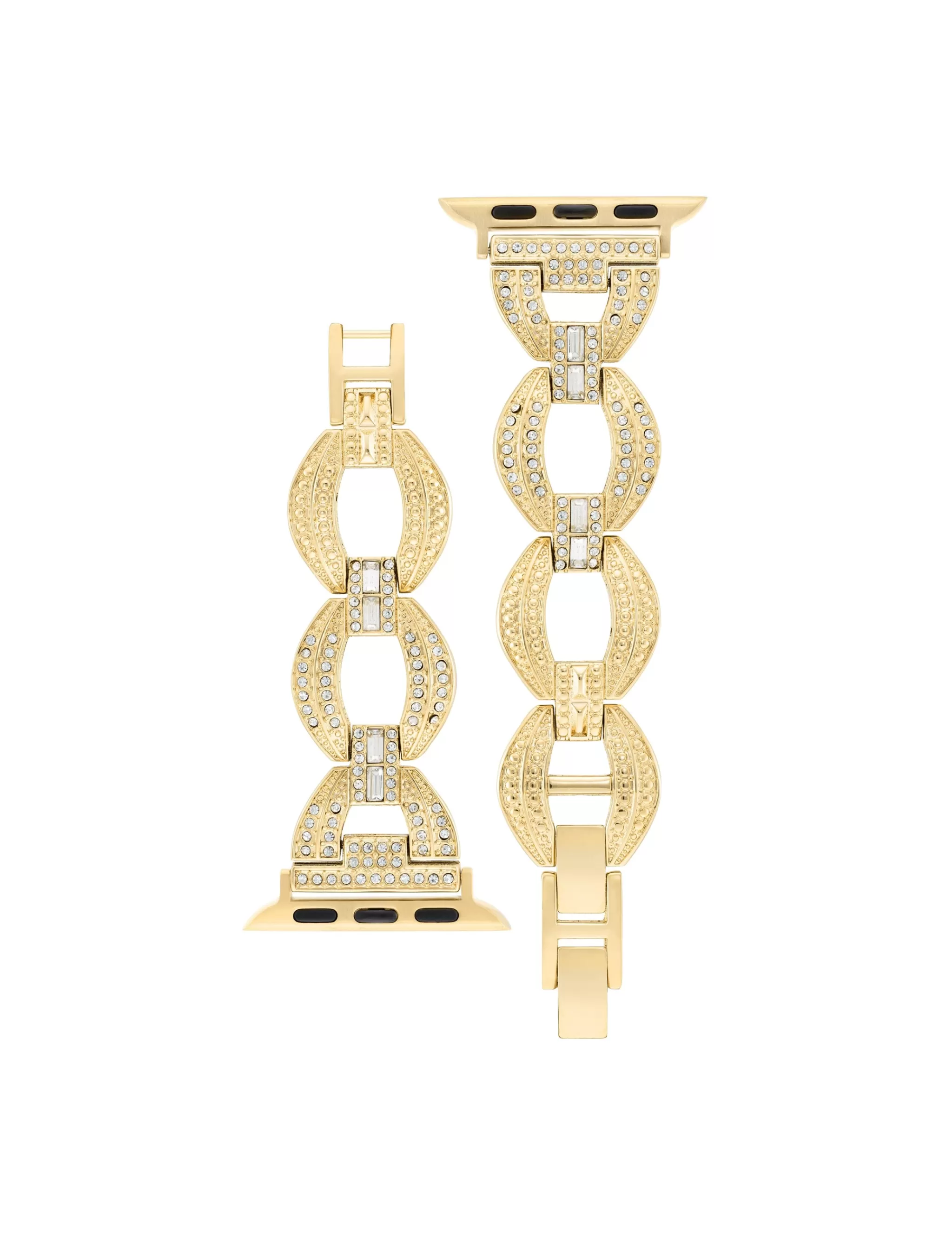 Best Anne Klein Premium Crystal Round Link Bracelet For Apple Watch®
