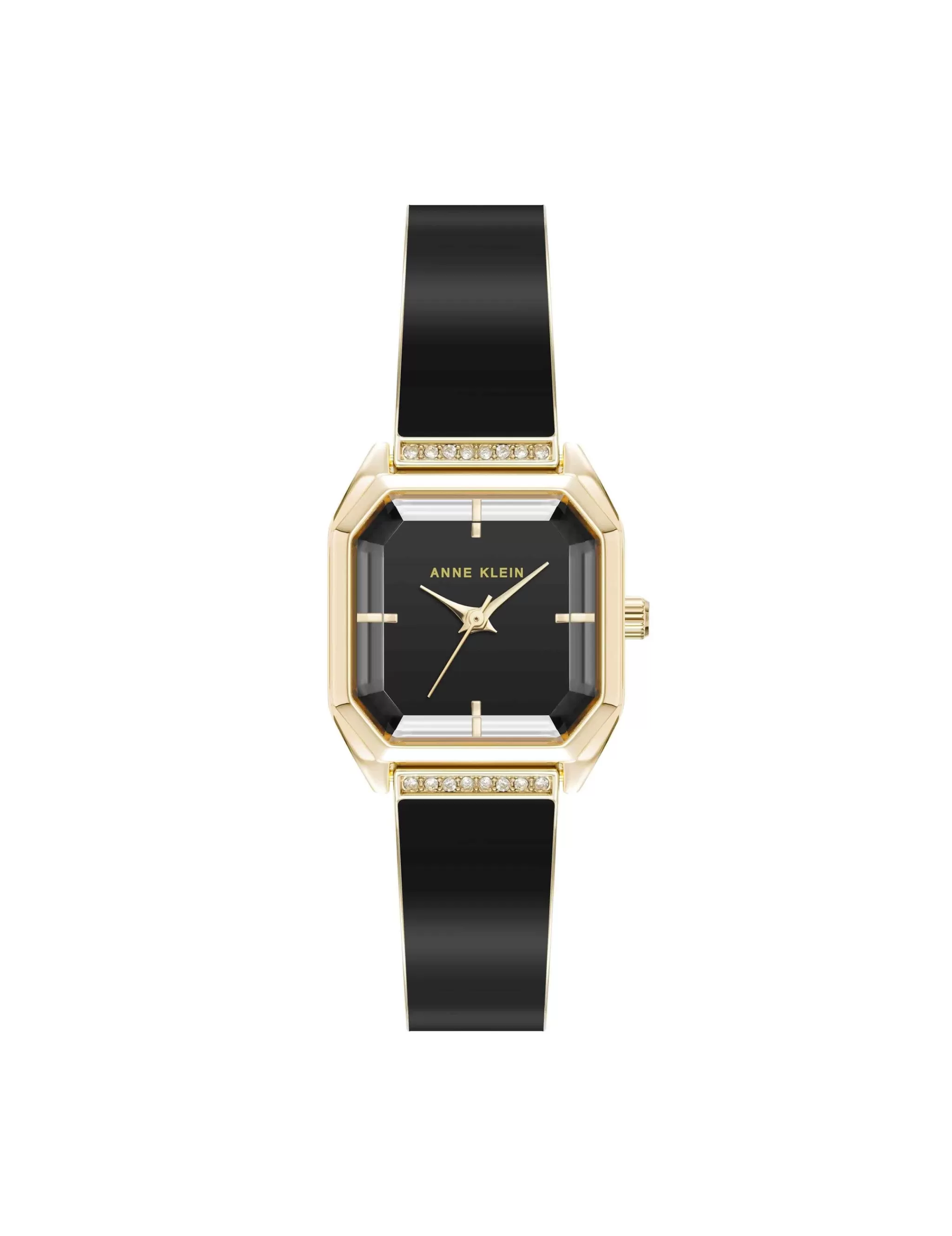 Discount Anne Klein Premium Crystal Square Bangle Watch
