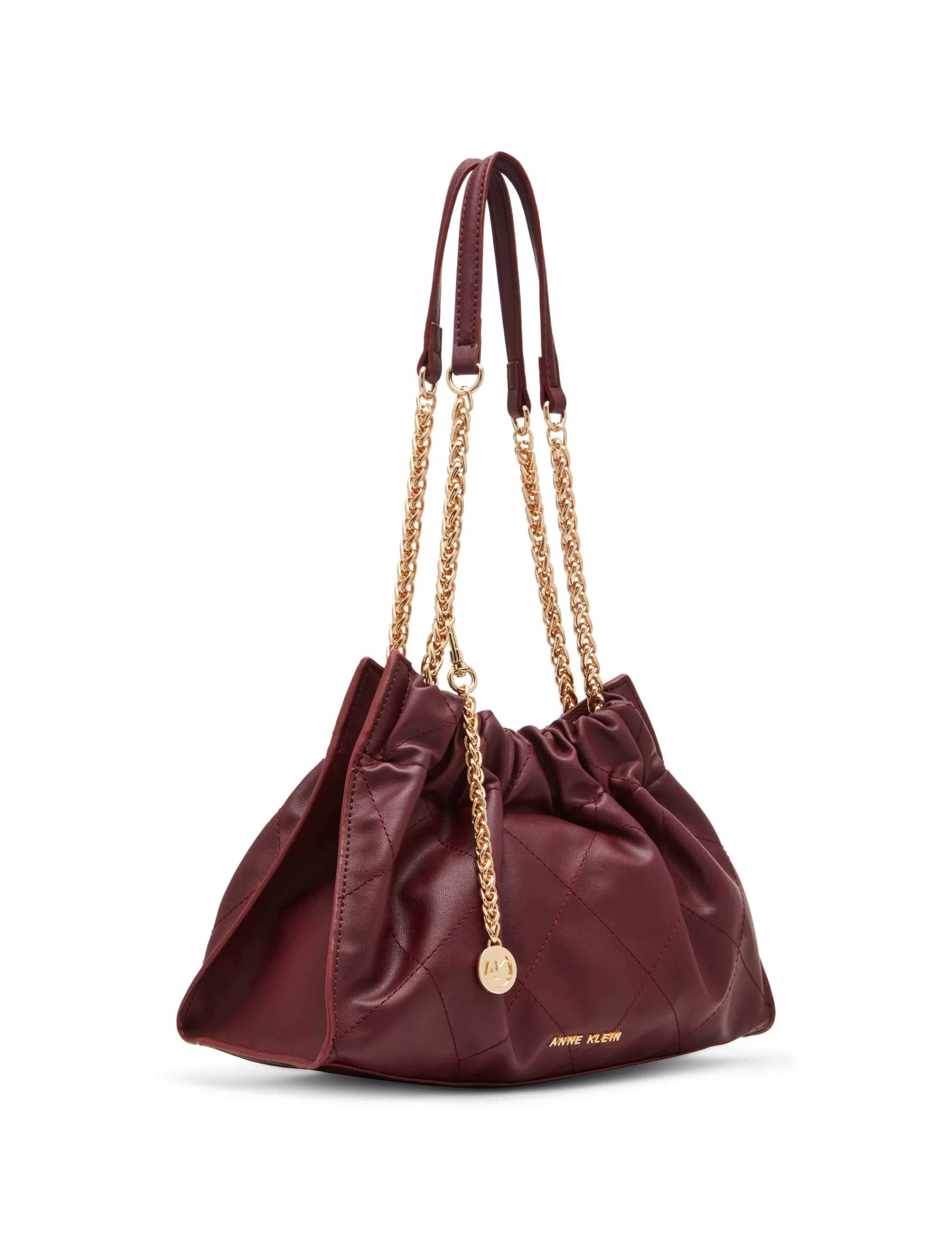 Flash Sale Anne Klein Quilted Stitched Cinched Closure Satchel