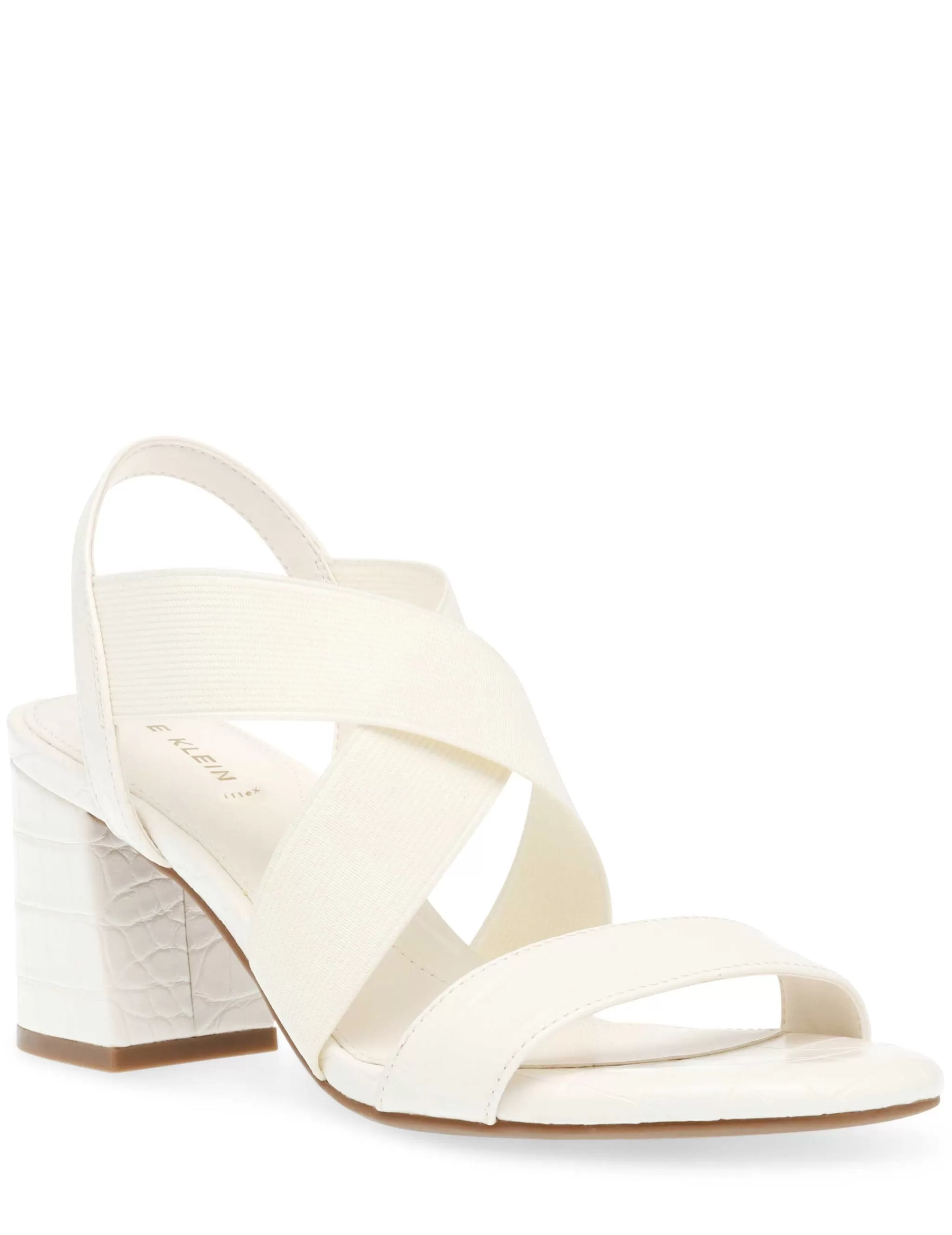 Clearance Anne Klein Ressa Dress Sandal- Sale White Croc