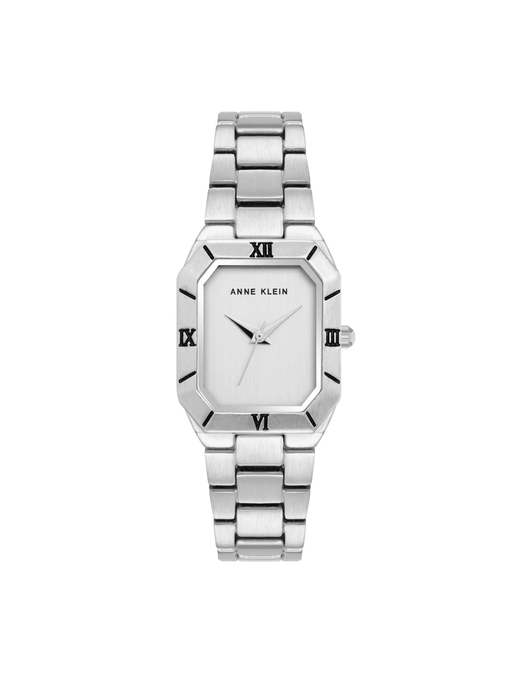 Best Anne Klein Roman Numeral Bezel Watch Silver-Tone