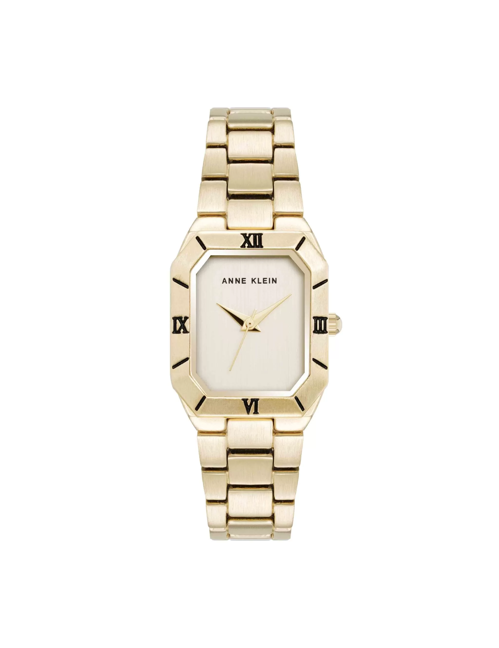 Outlet Anne Klein Roman Numeral Bezel Watch Gold-Tone