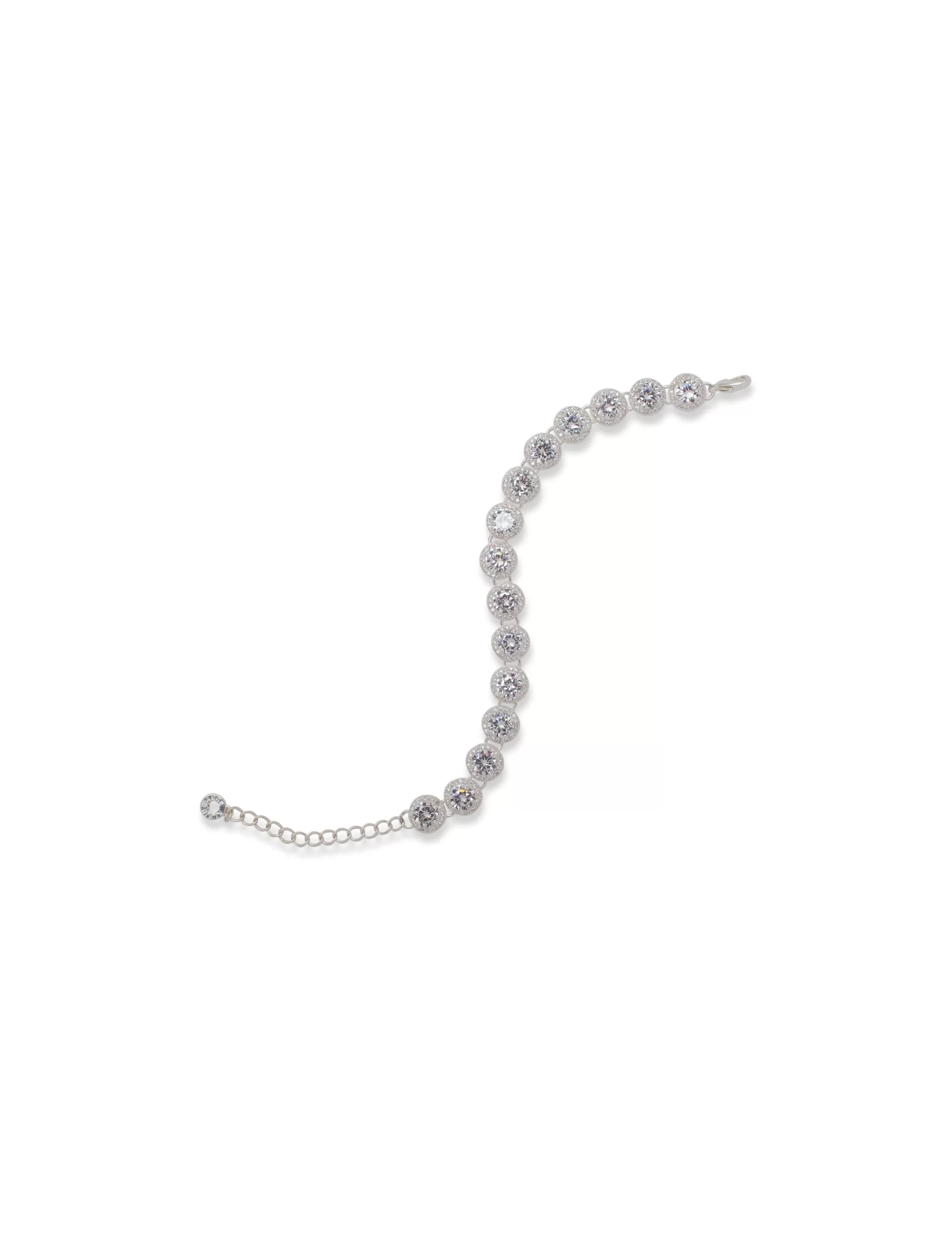 Outlet Anne Klein Round Pave Flex Bracelet