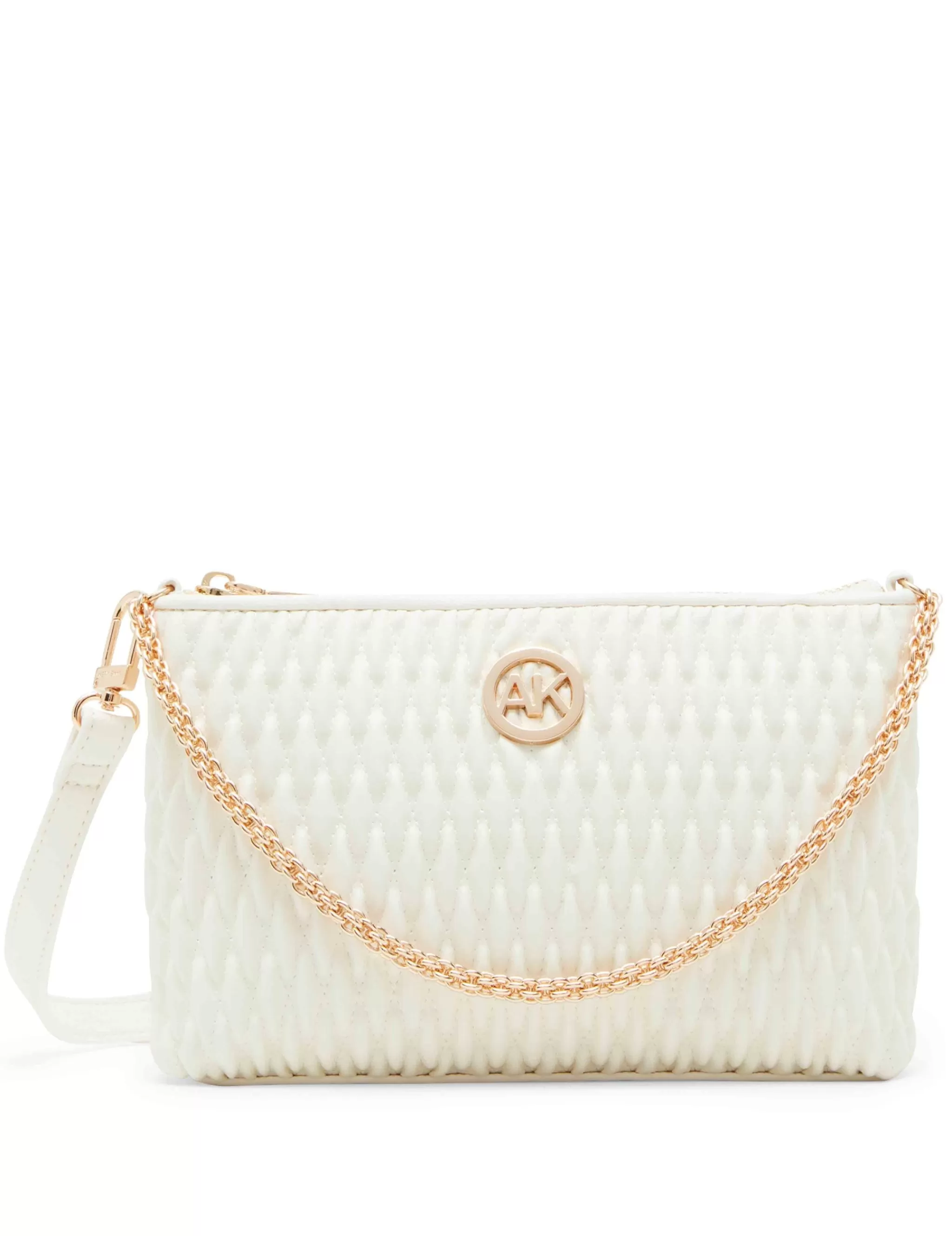 Cheap Anne Klein Ruched Crossbody With Chain Swag