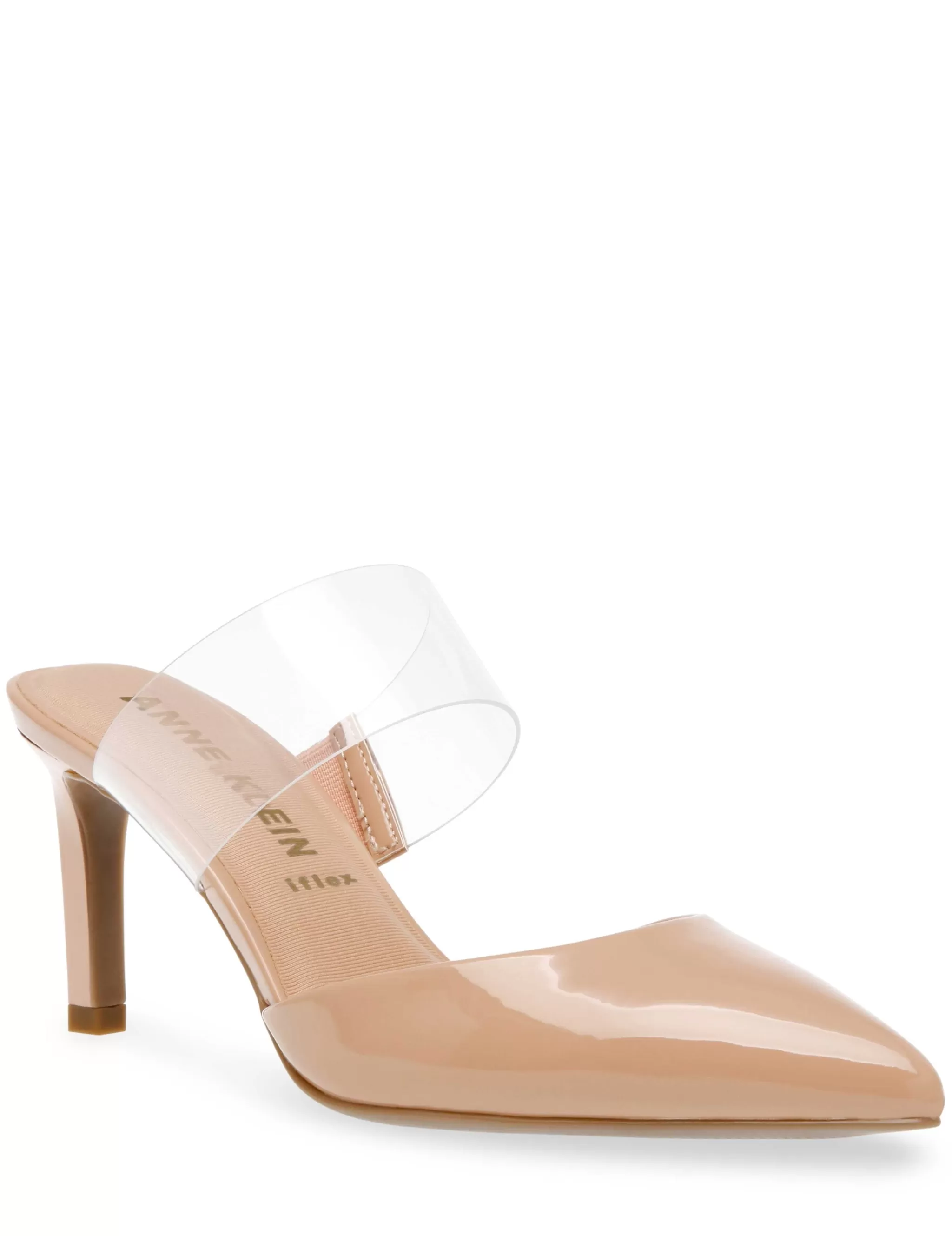 New Anne Klein Rumi Dress Pump- Sale Nude Patent