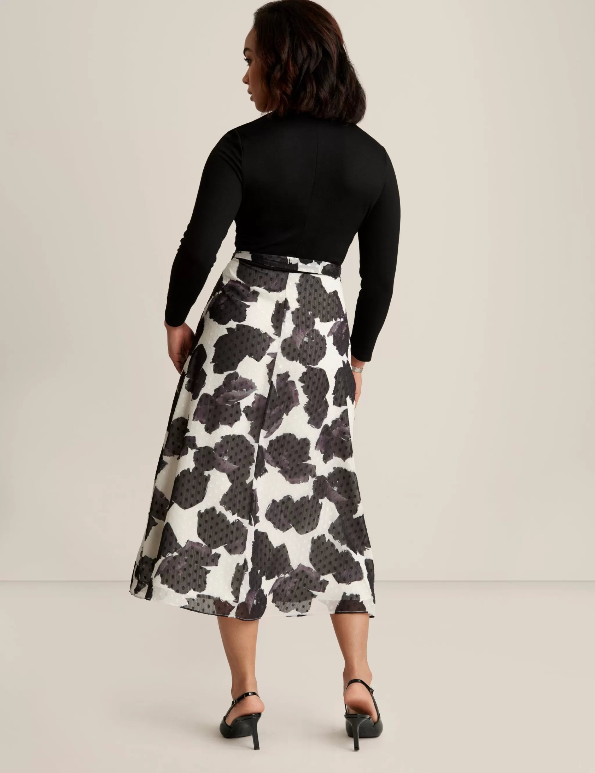 Discount Anne Klein Serenity Combo Dress Anne White/Anne Black