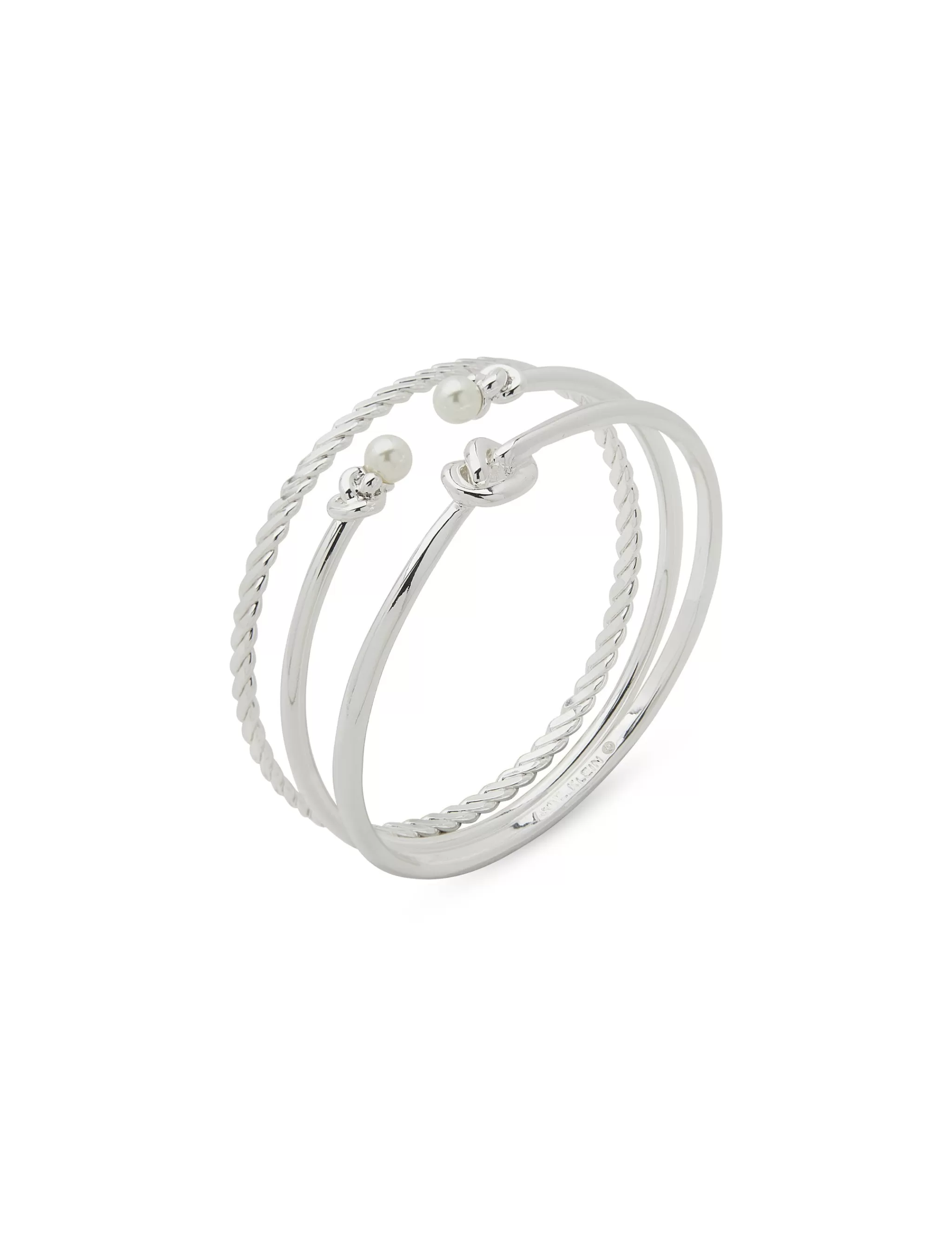 Clearance Anne Klein Set Of Knot Roped Bangles In Gift Box