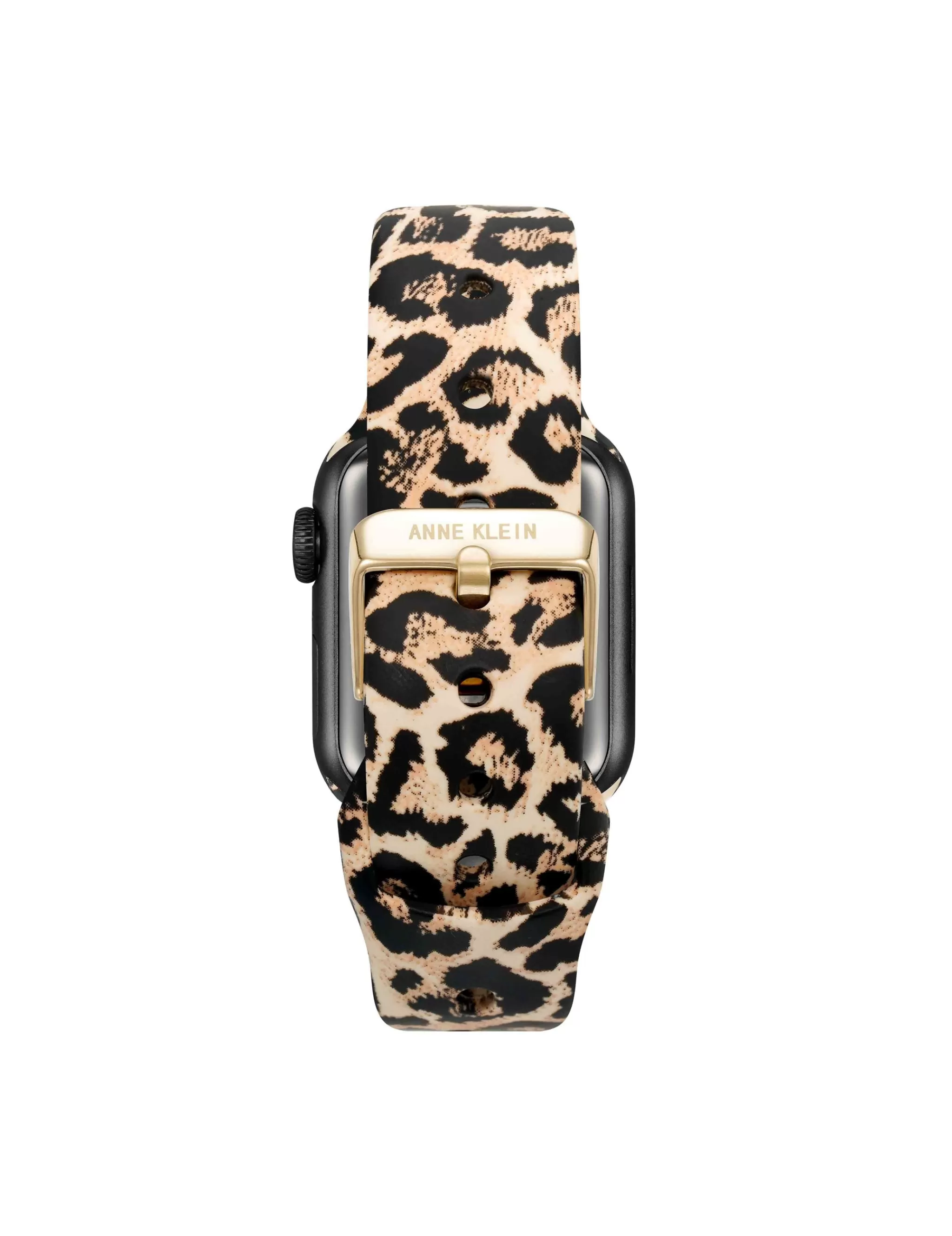Shop Anne Klein Silicone Band For Apple Watch® With Crystal Charms