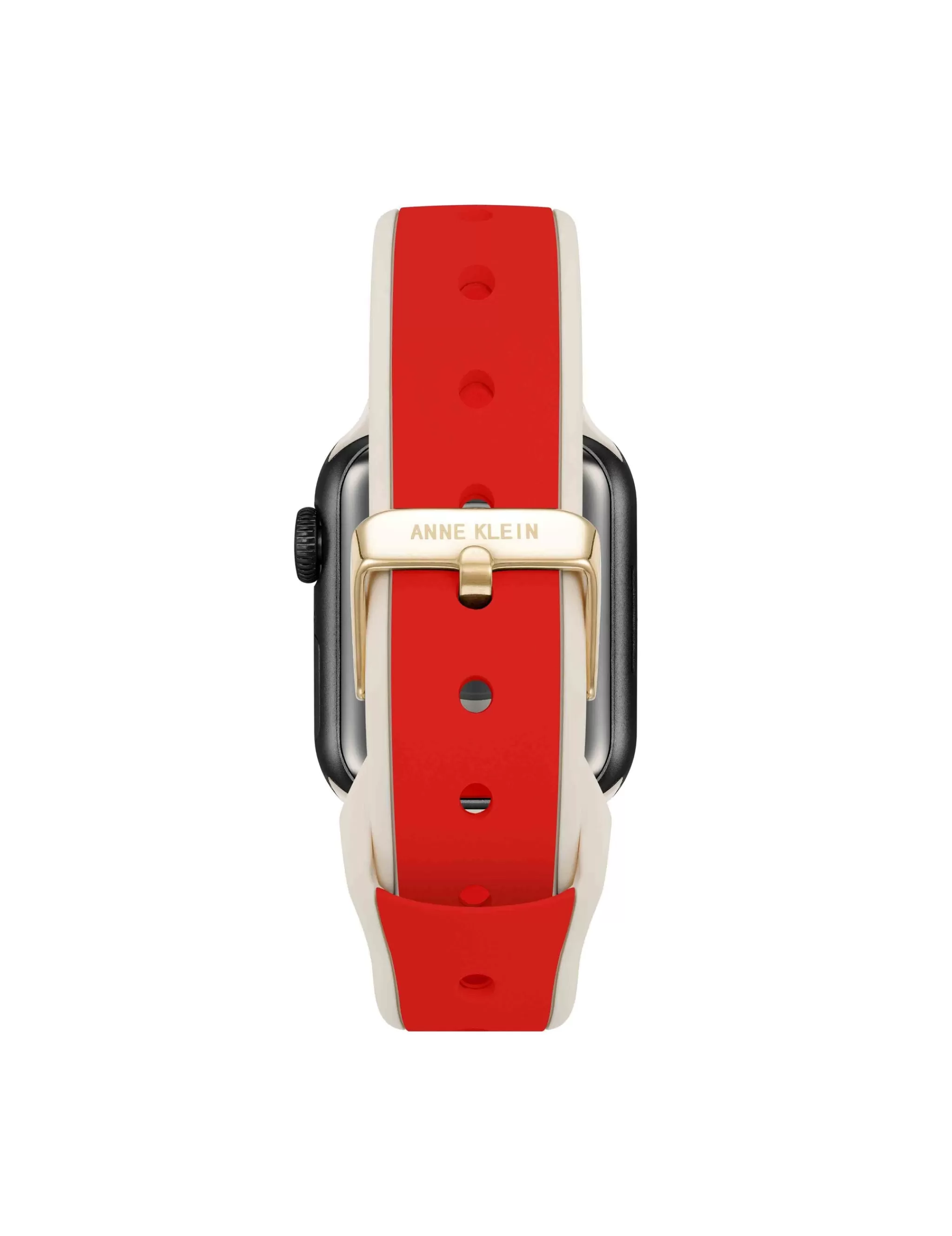 Cheap Anne Klein Silicone Band For Apple Watch® With Crystal Charms