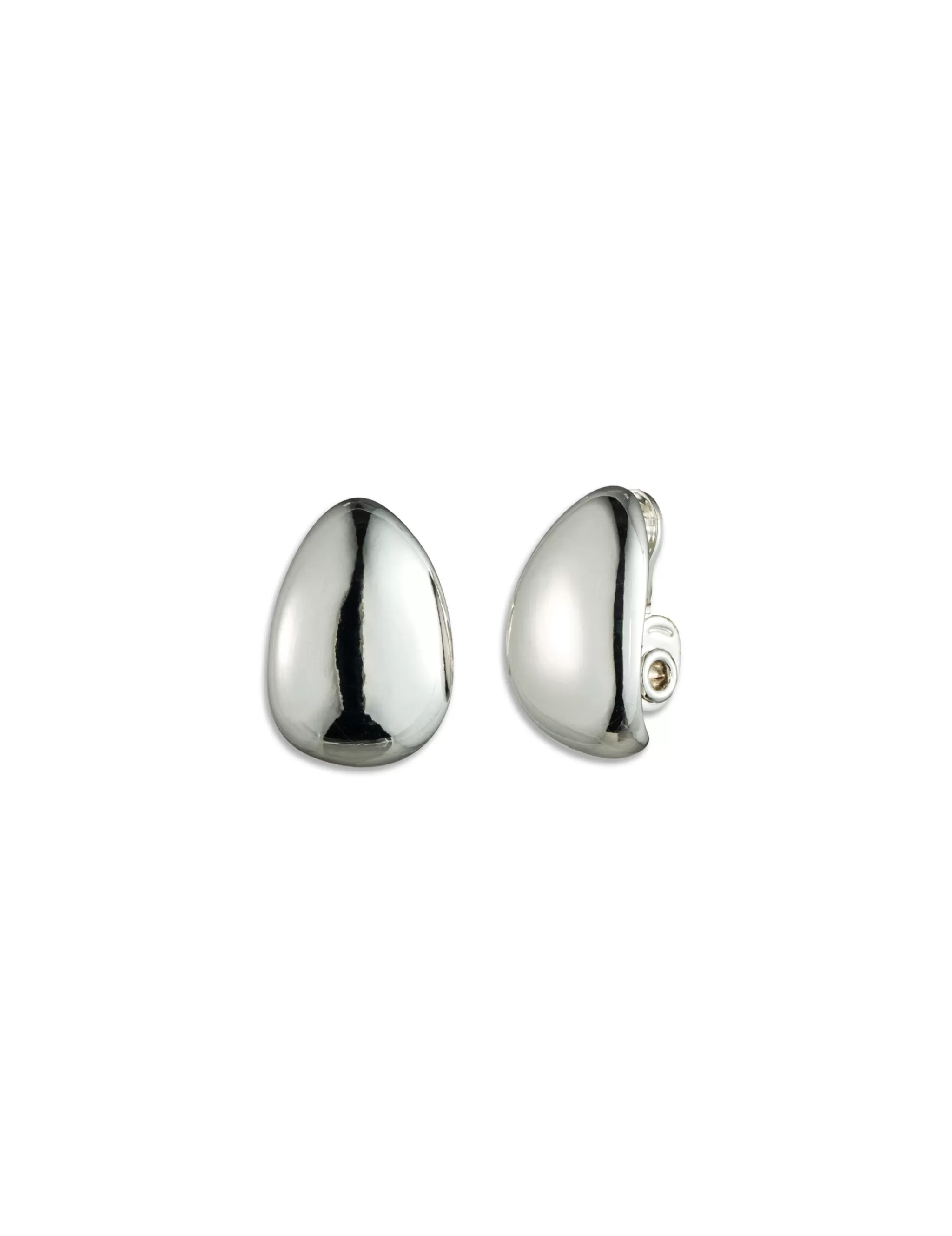 Cheap Anne Klein Silver Hoop Clip Earrings