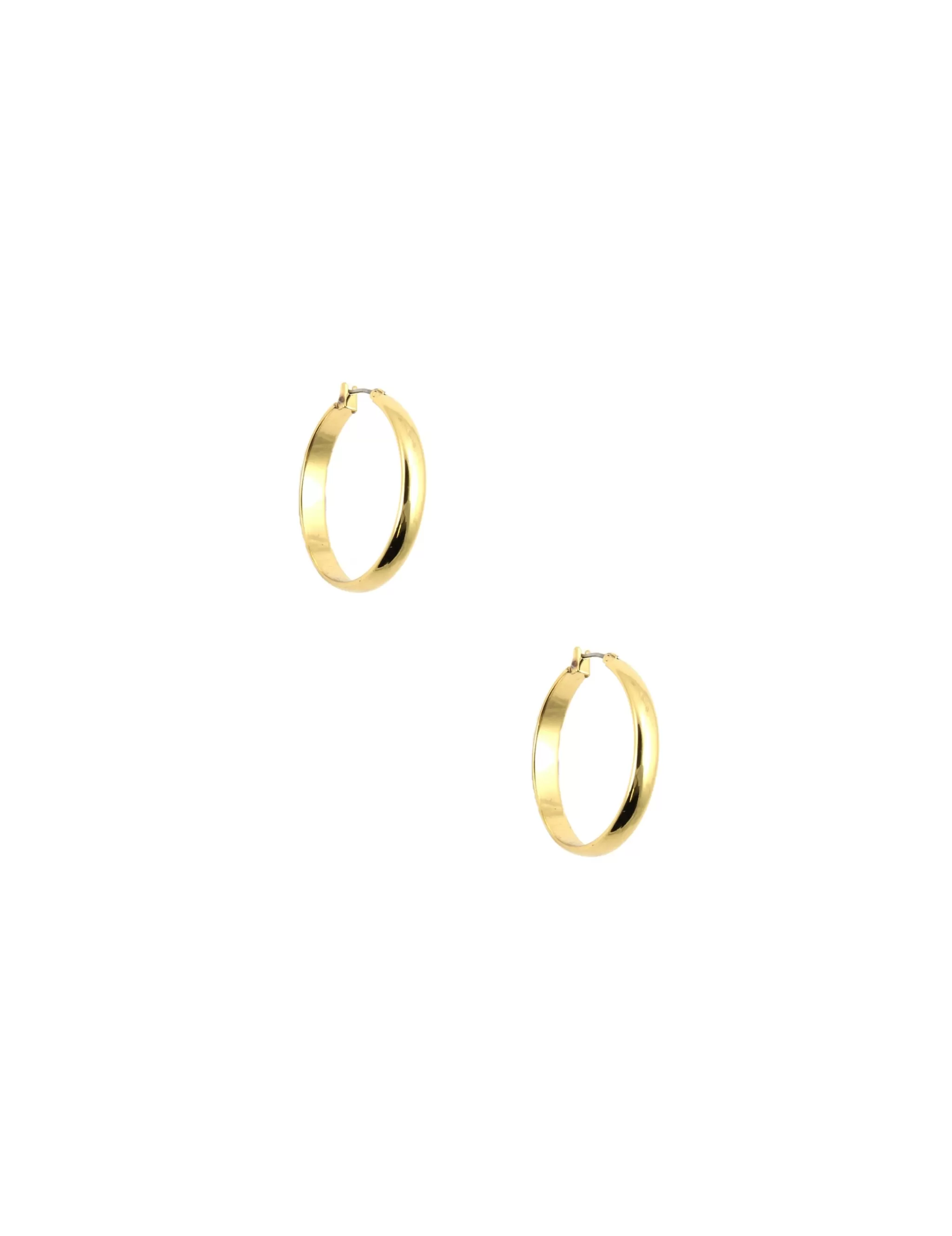 Store Anne Klein Small Gold-Tone Hoop Earrings