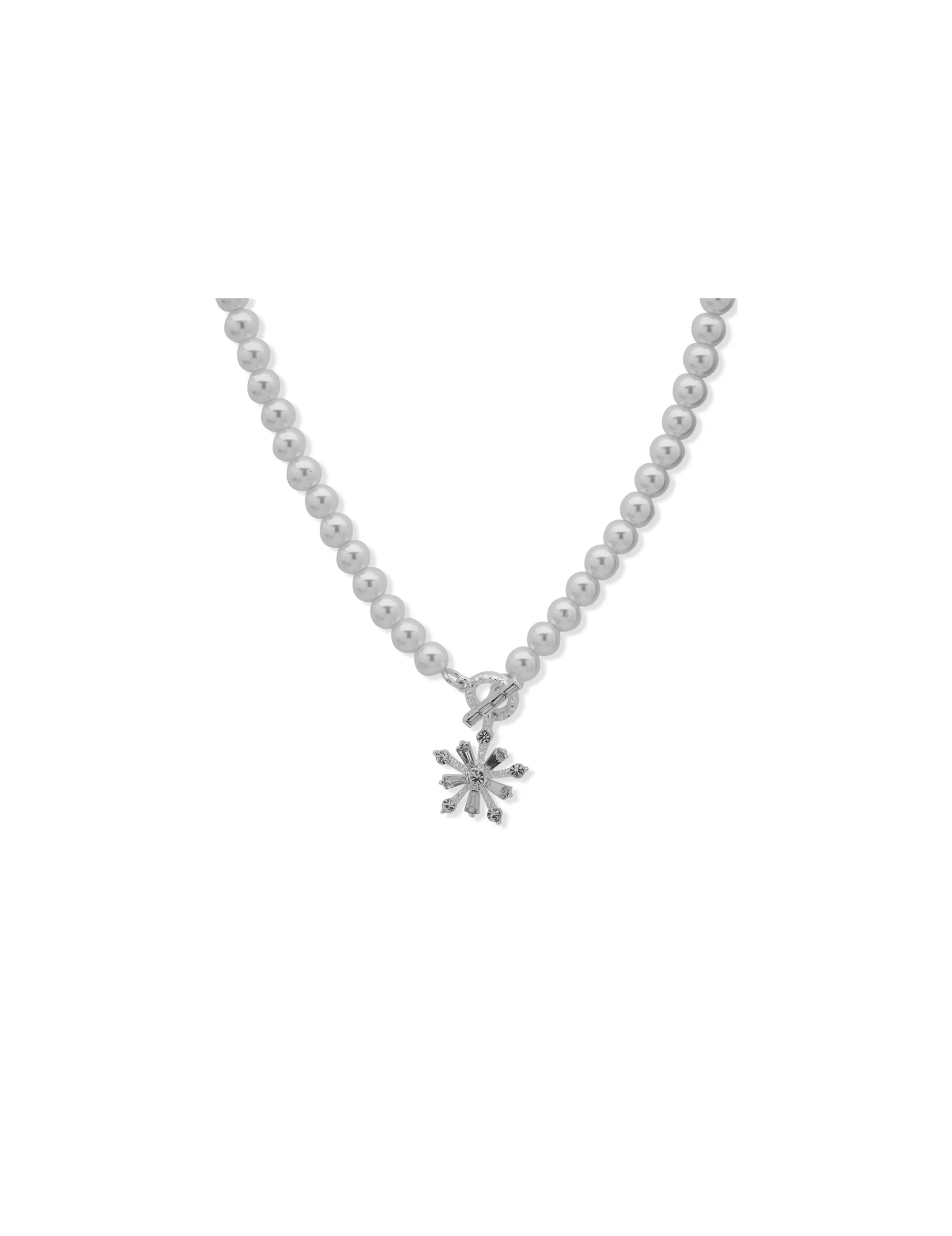 Discount Anne Klein Snowflake Pendant Necklace