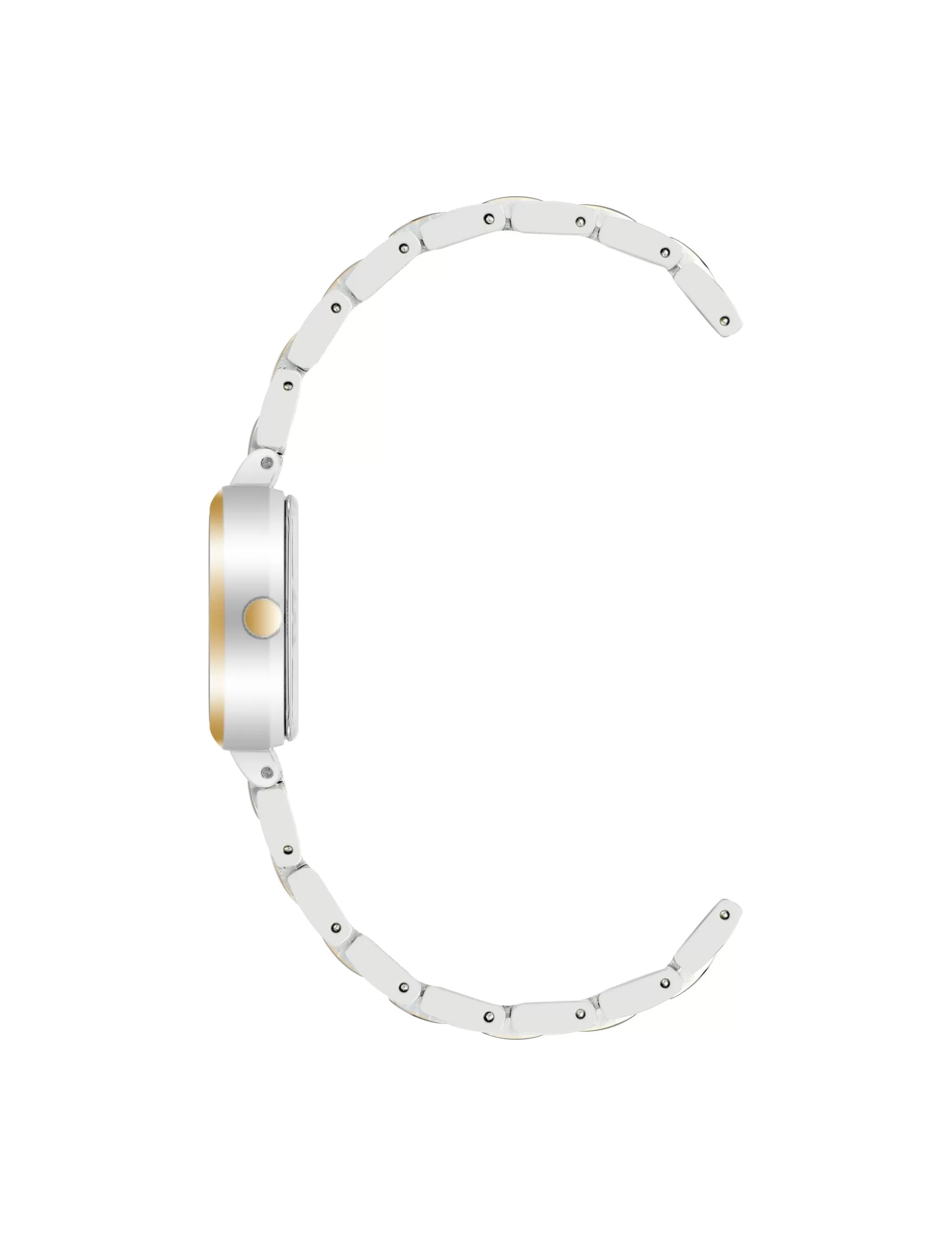 Best Anne Klein Square Case Two-Tone Bracelet Watch Silver-Tone/ Gold-Tone
