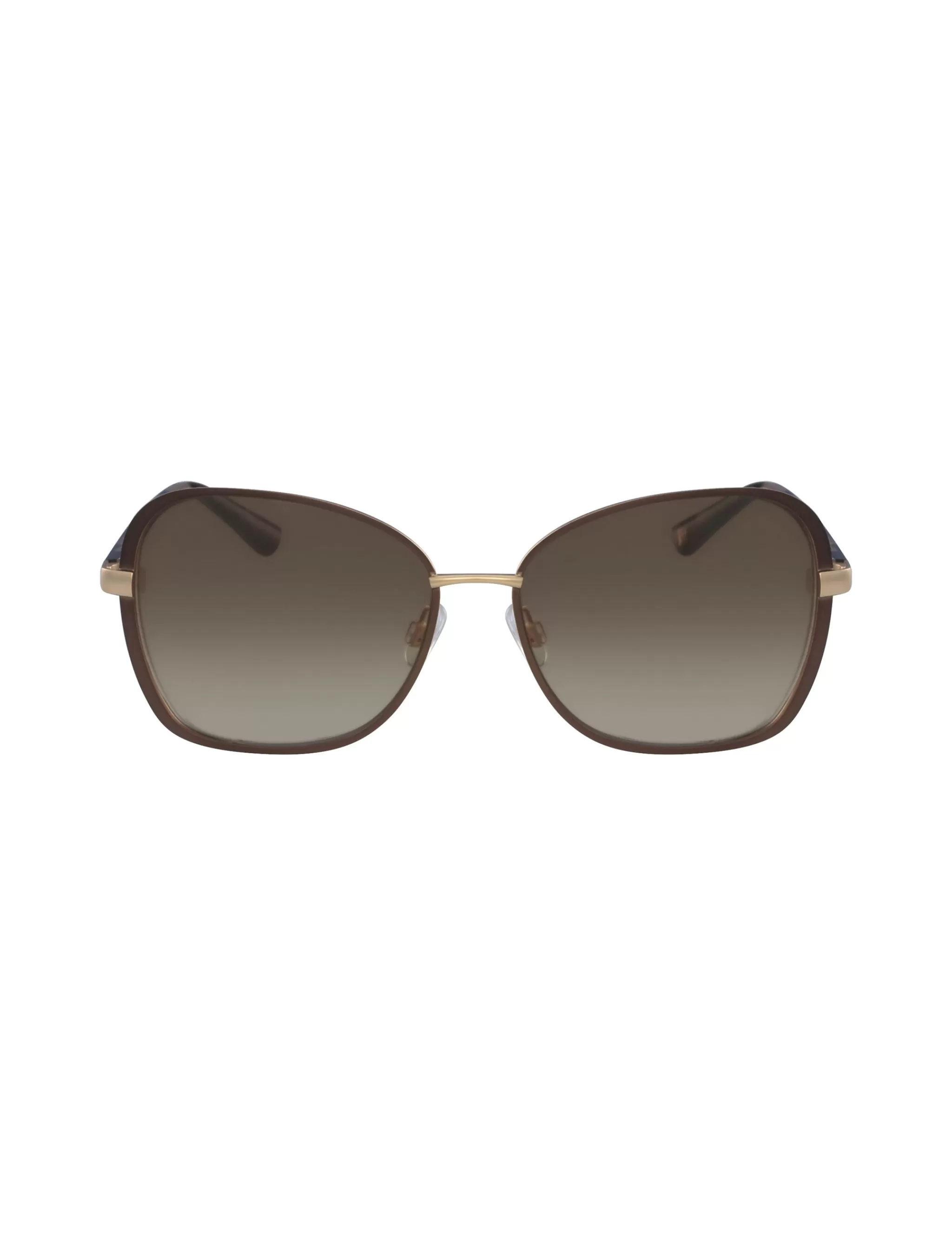Fashion Anne Klein Square Metal Sunglasses