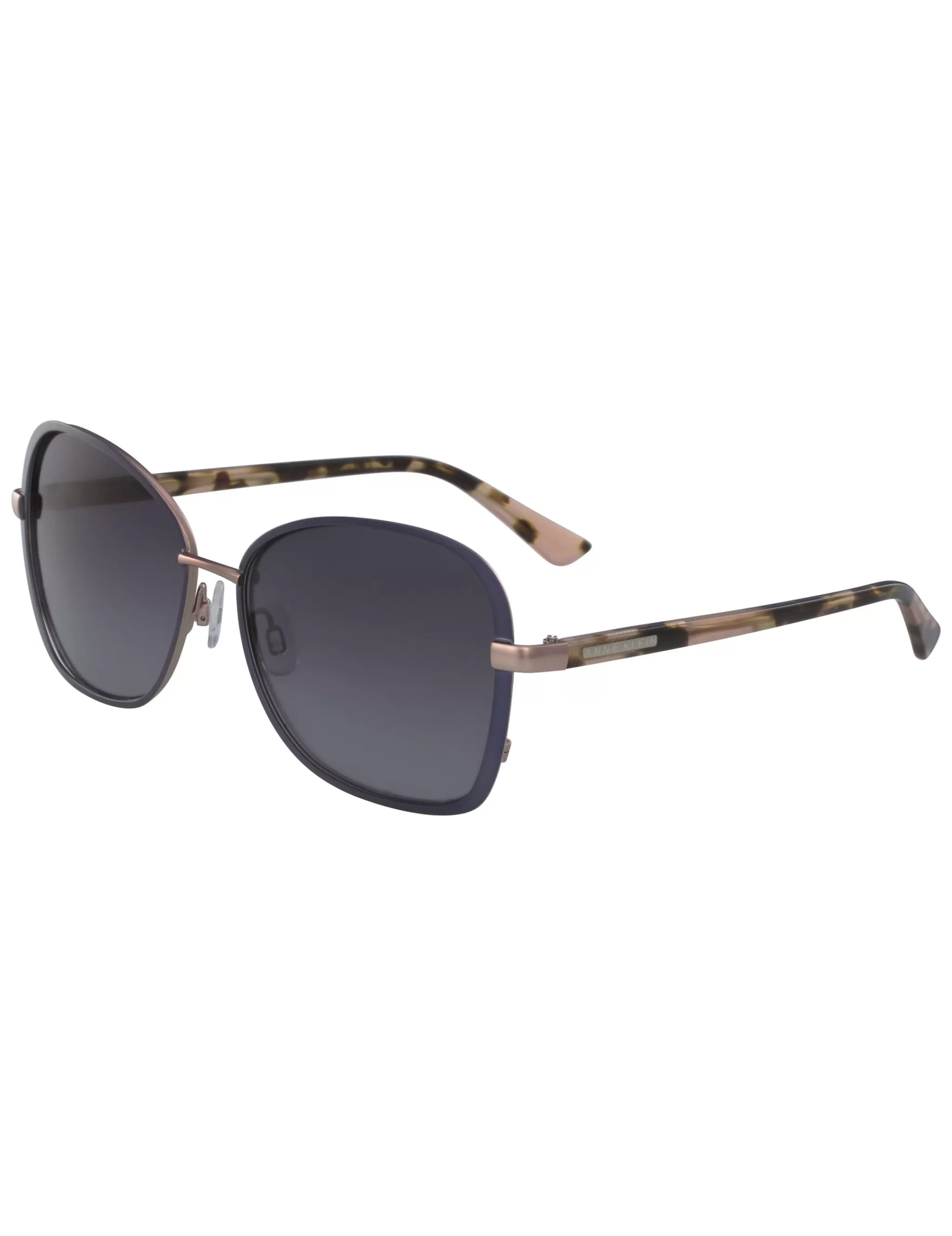 Store Anne Klein Square Metal Sunglasses